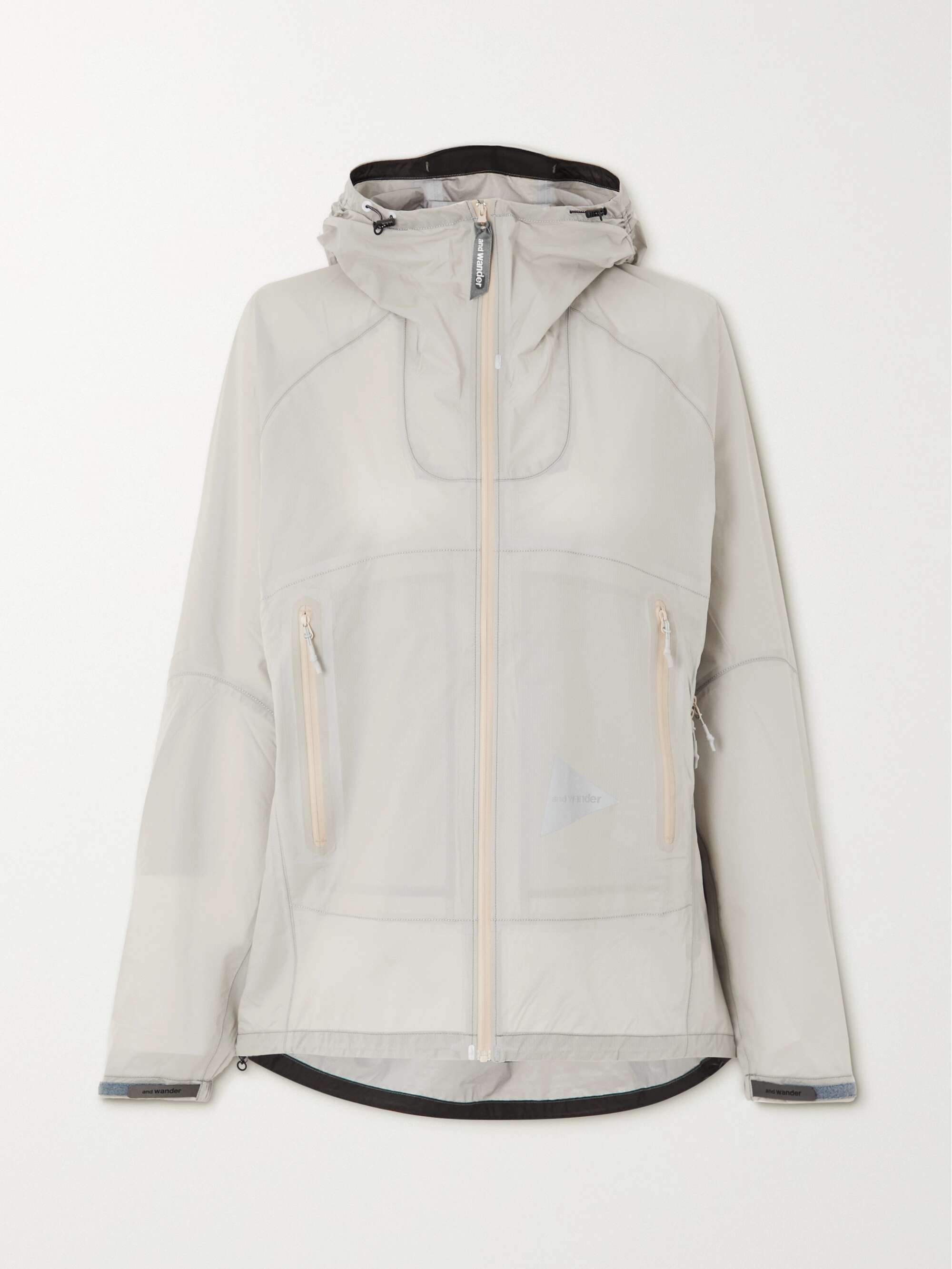 AND WANDER Hooded Pertex nylon jacket | NET-A-PORTER