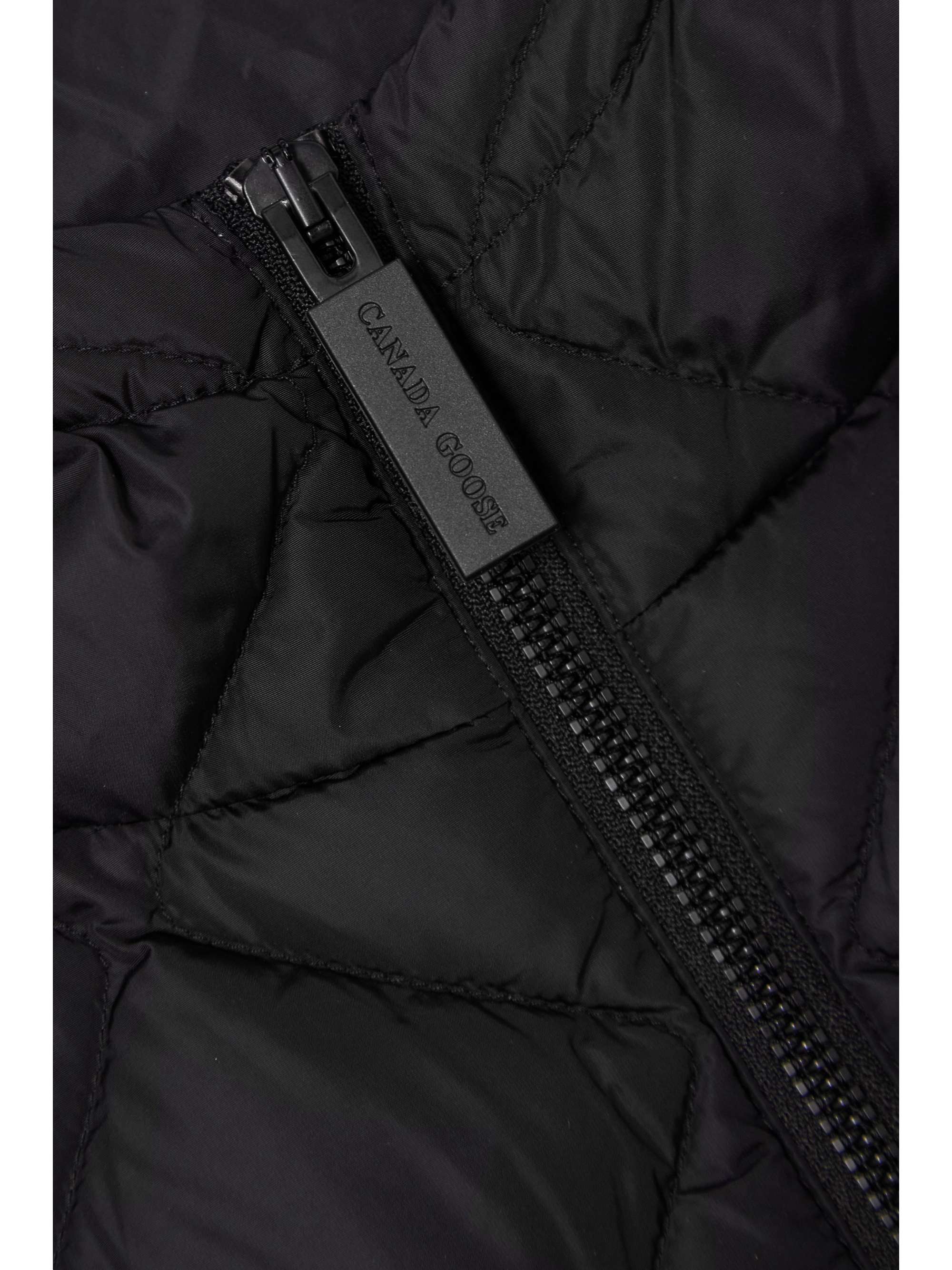 CANADA GOOSE Hybridge ribbed wool and quilted shell down jacket