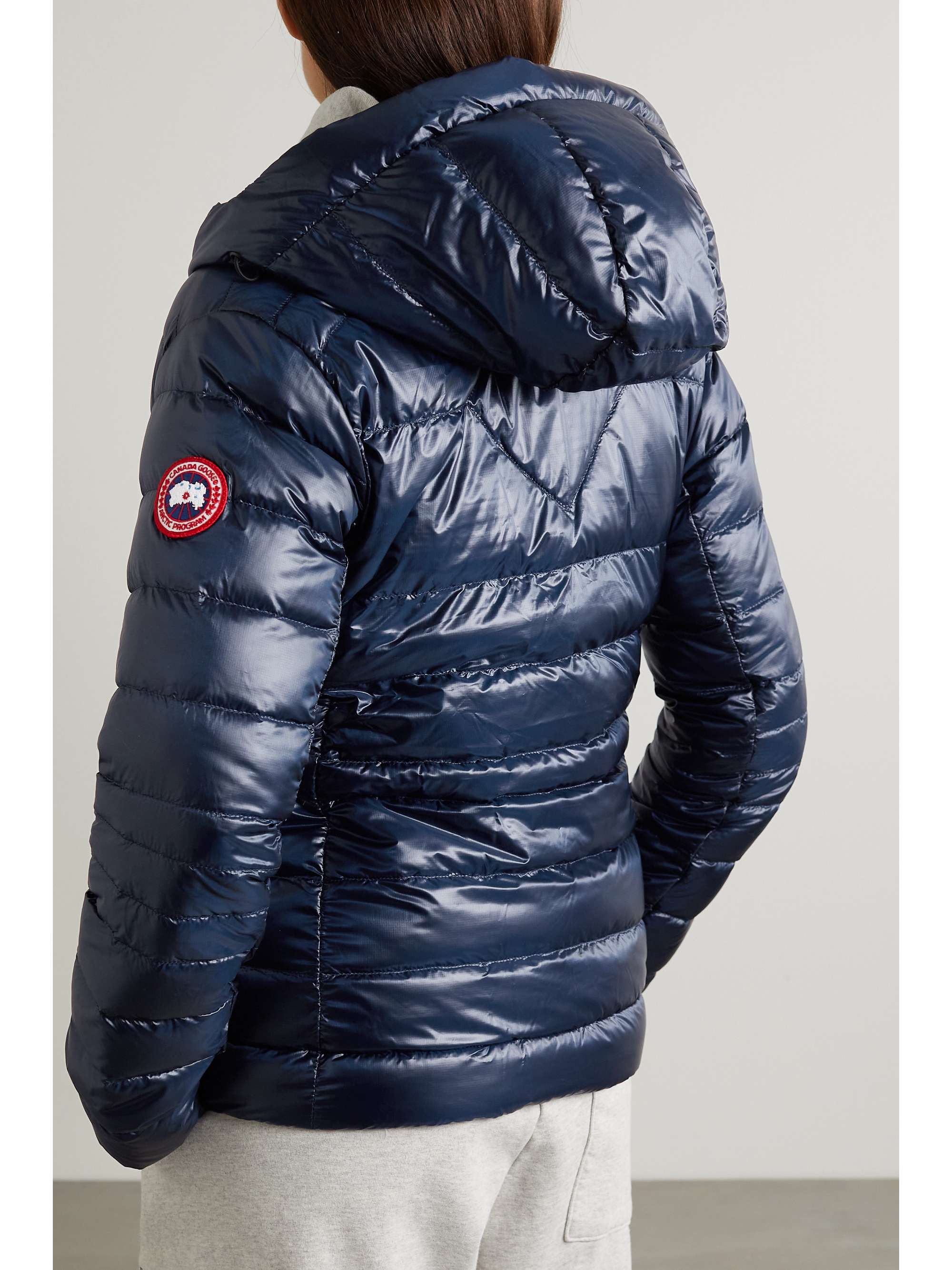 CANADA GOOSE Cypress hooded quilted recycled-ripstop down jacket | NET ...