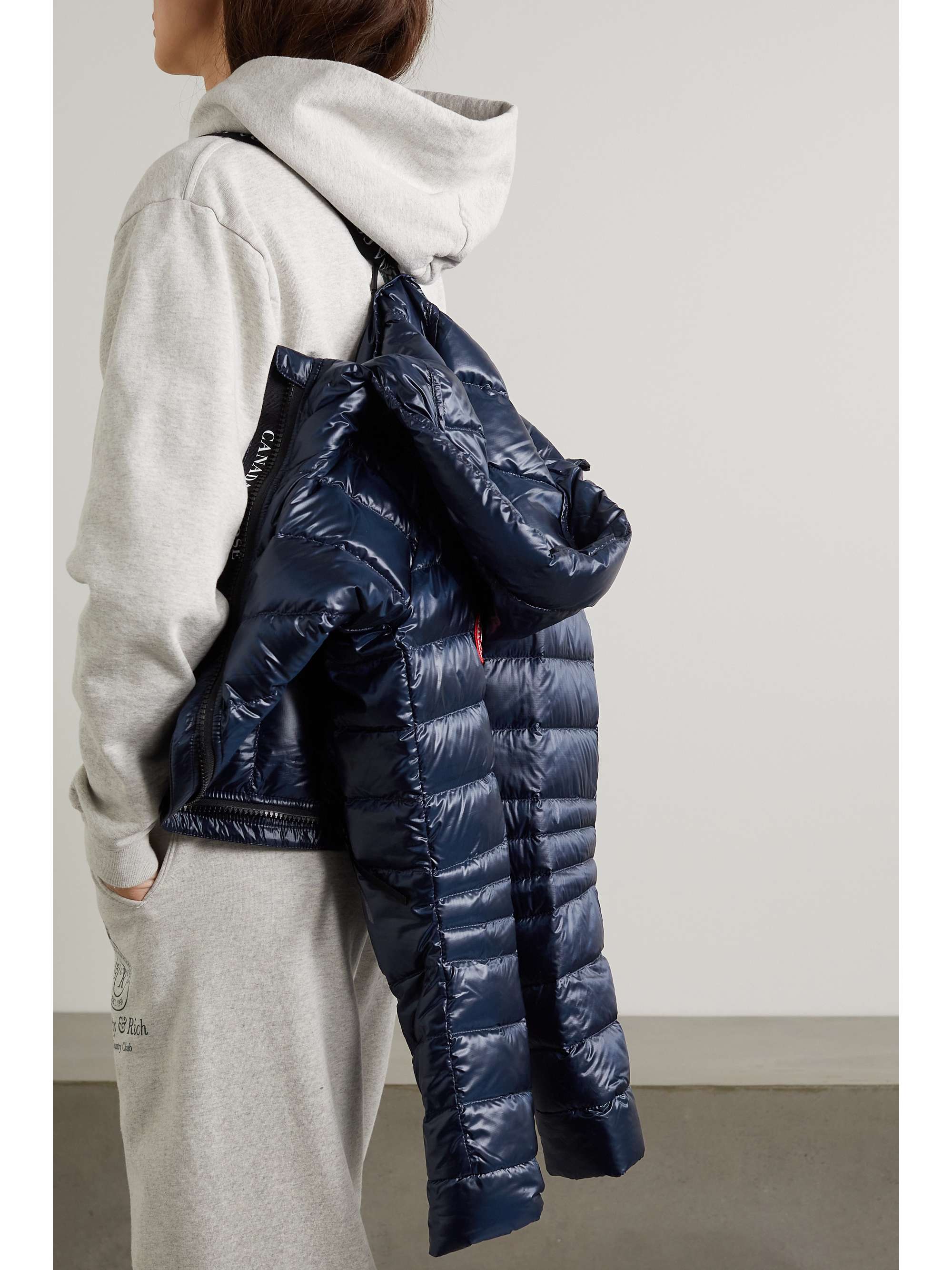 CANADA GOOSE Cypress hooded quilted recycledripstop down jacket NET