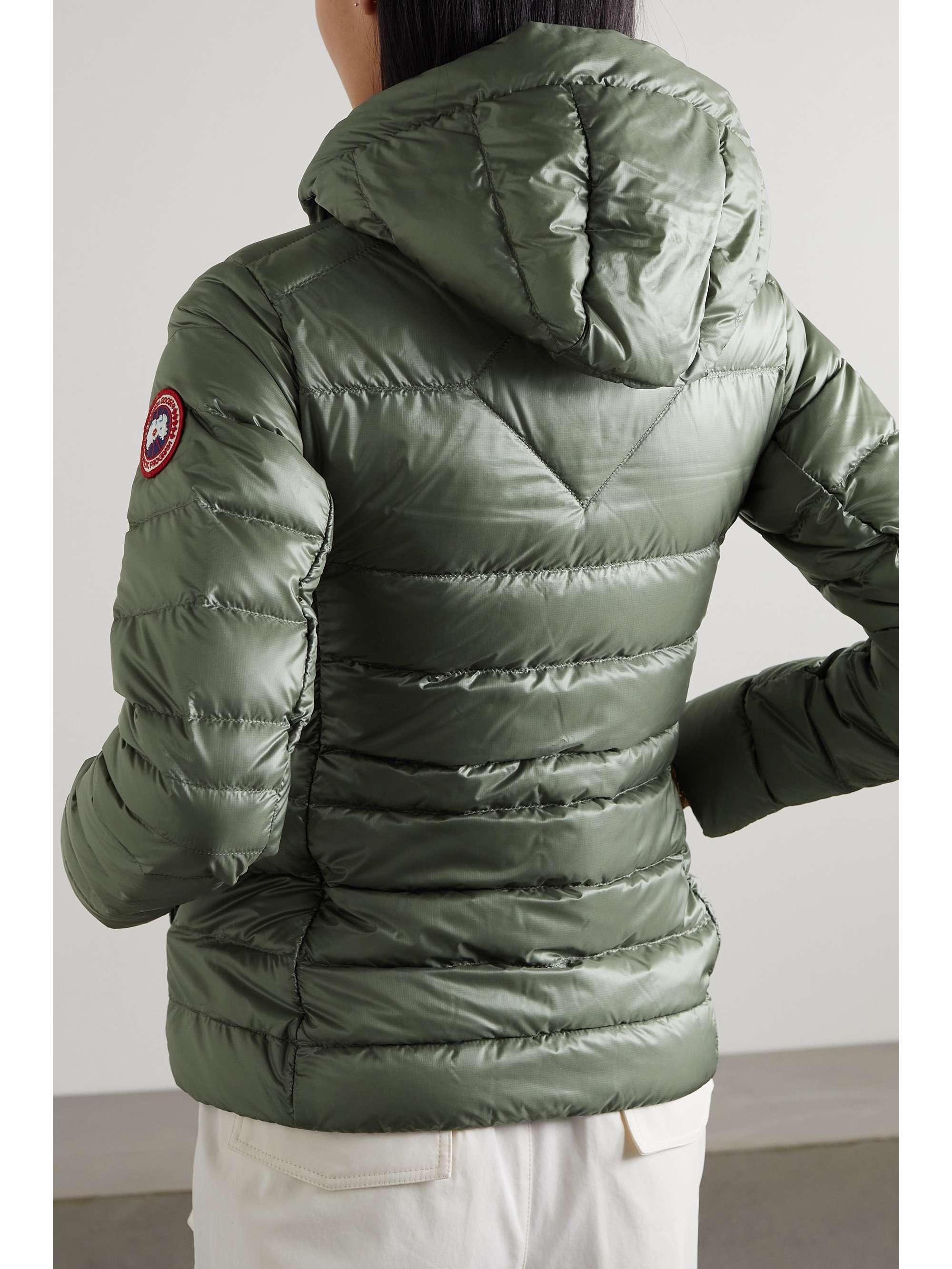 CANADA GOOSE Cypress hooded quilted recycled-ripstop down jacket