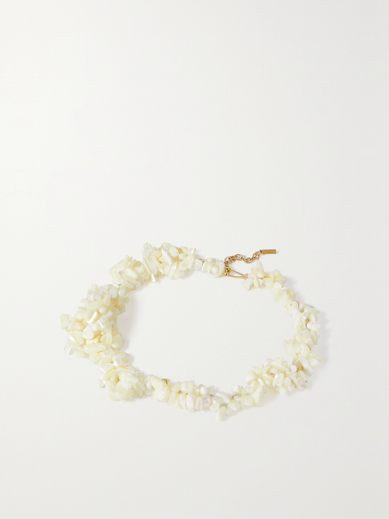 Completedworks - Gold Plated Recycled-silver Pearl Necklace - Neutrals