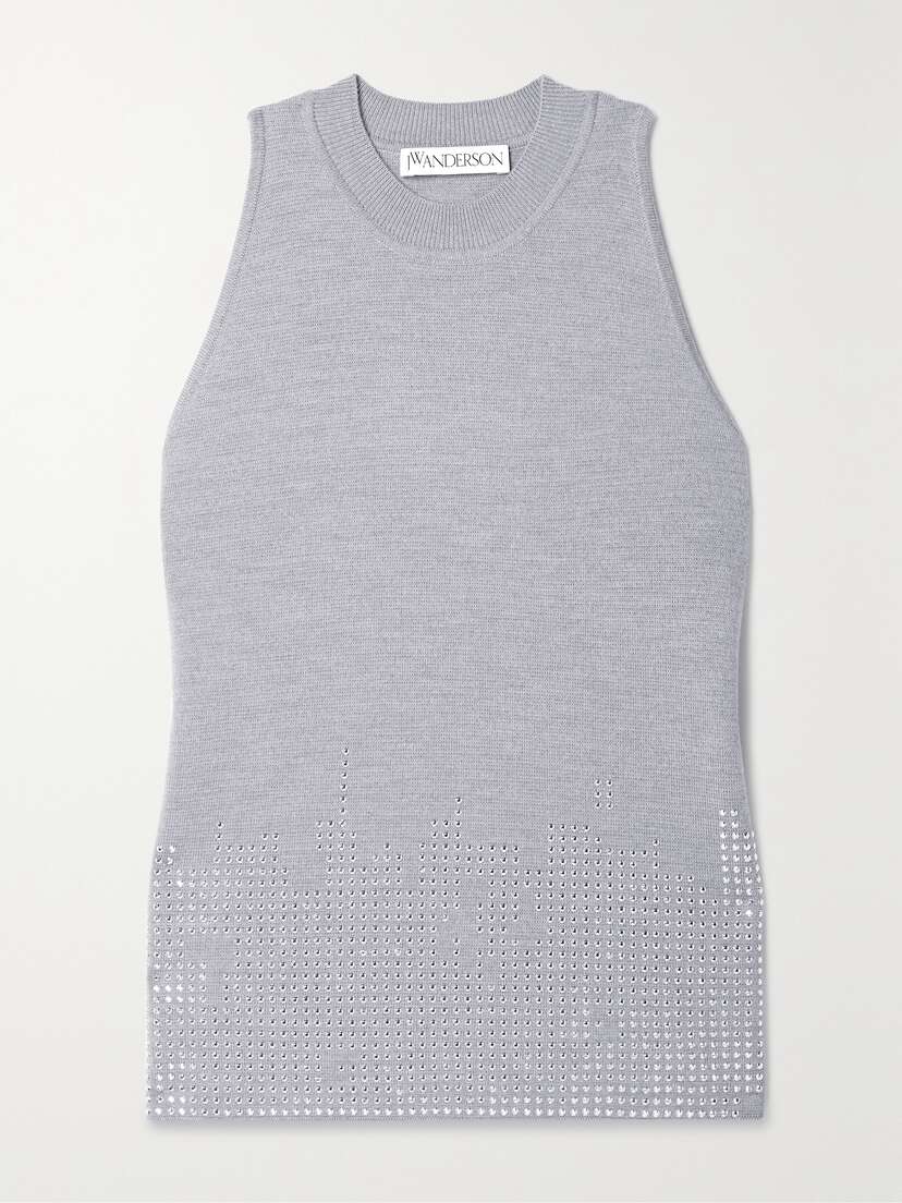 JW Anderson Studded Wool Tank - x large