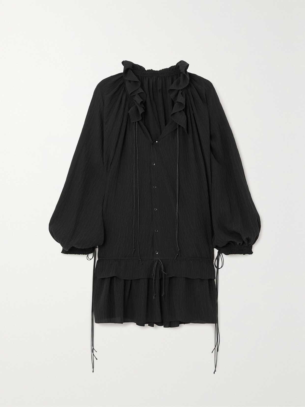 Petar Petrov Atel Ruffled Silk-crepon Midi Dress