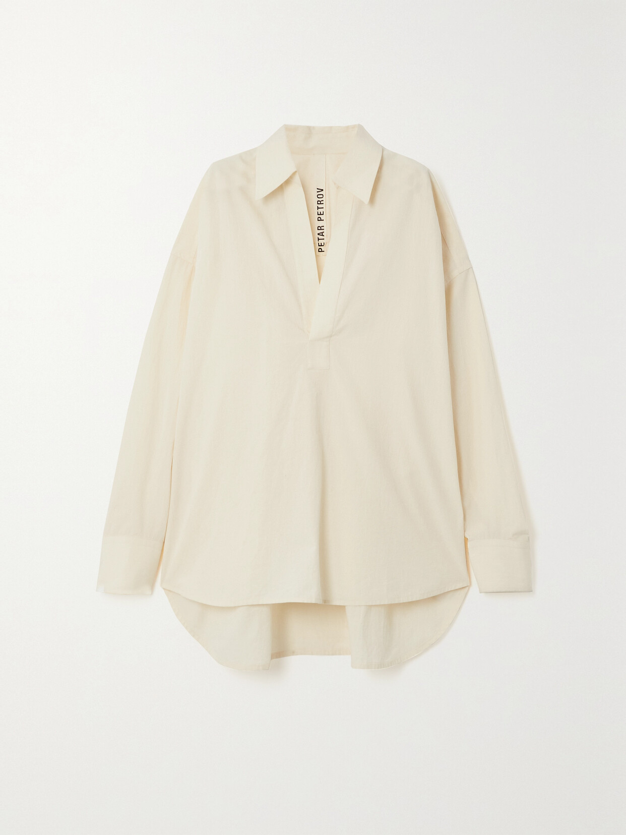 Petar Petrov Leto Cotton-poplin Shirt - Off-white