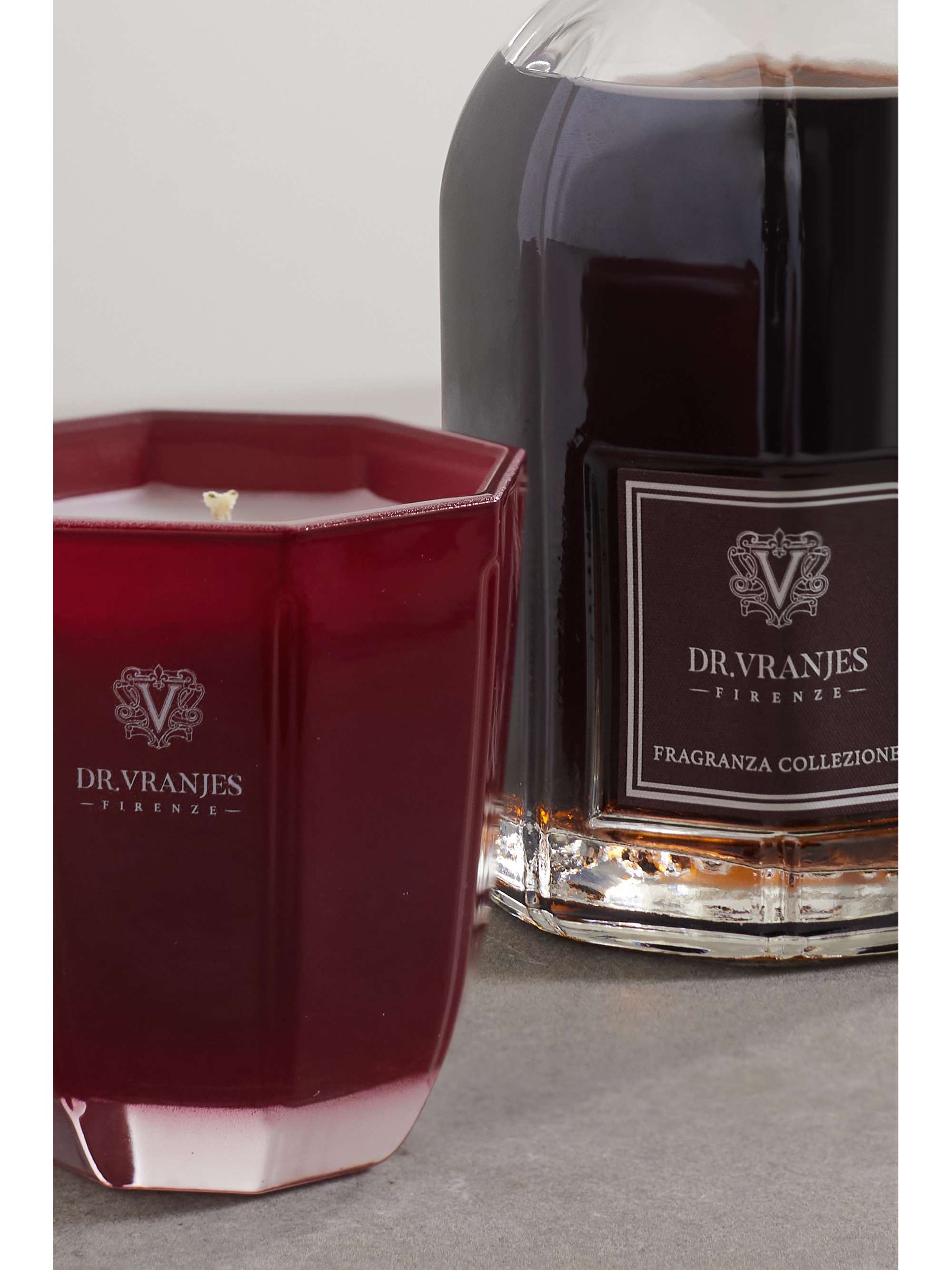 DR. VRANJES FIRENZE Scented Candle and Diffuser Gift Set Rosso Nobile