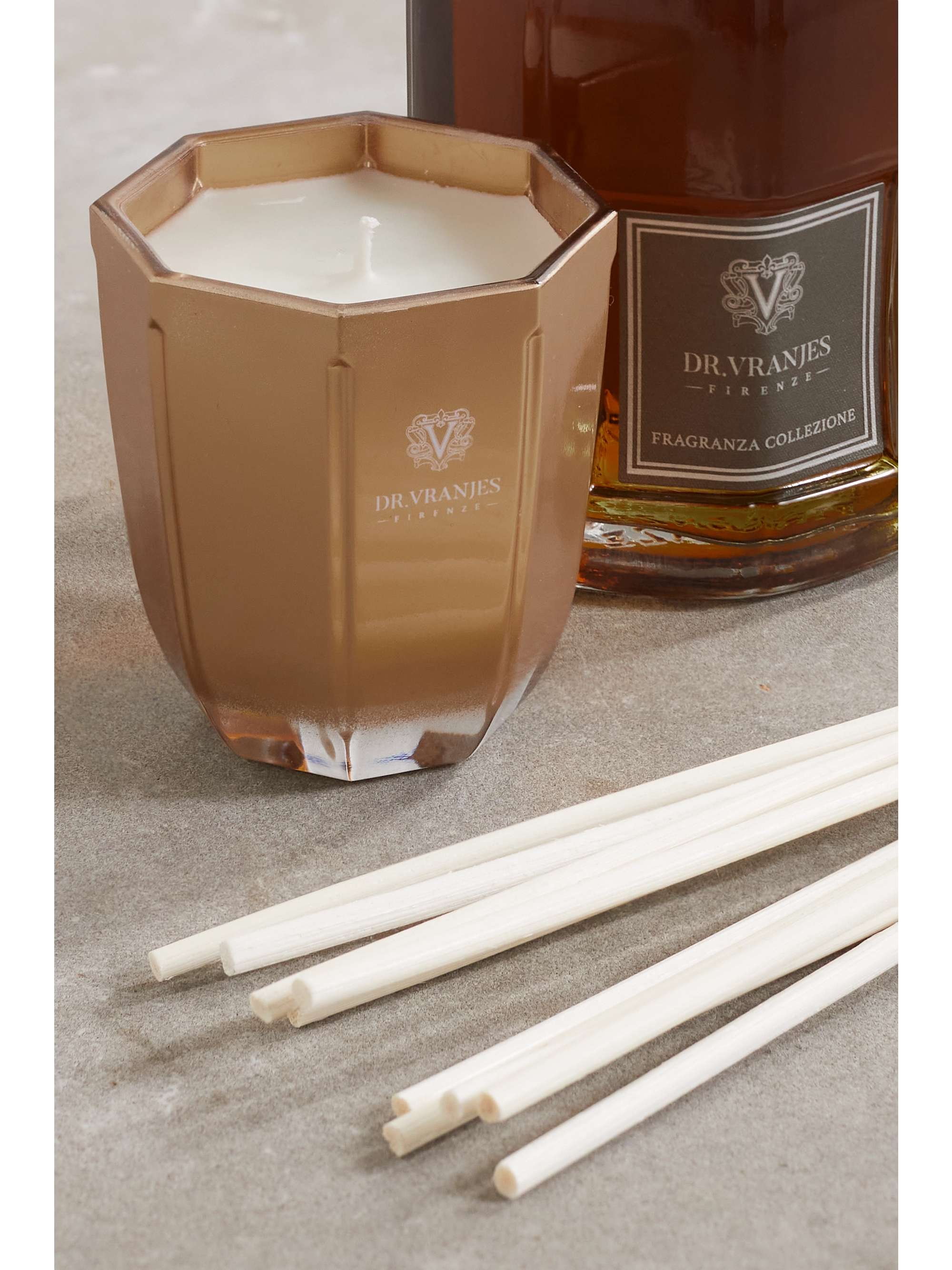 DR. VRANJES FIRENZE Scented Candle and Diffuser Gift Set Oud Nobile