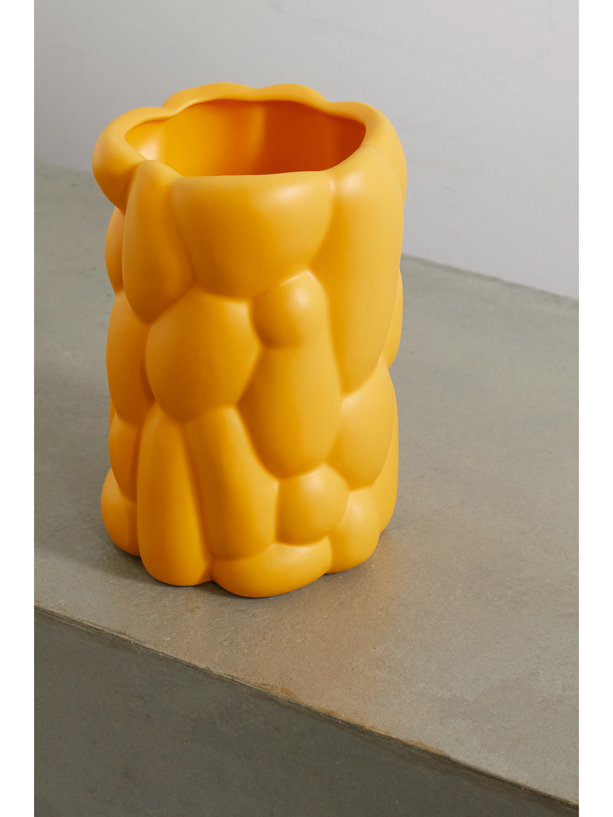 Raawii - Cloud Large Ceramic Vase - Yellow