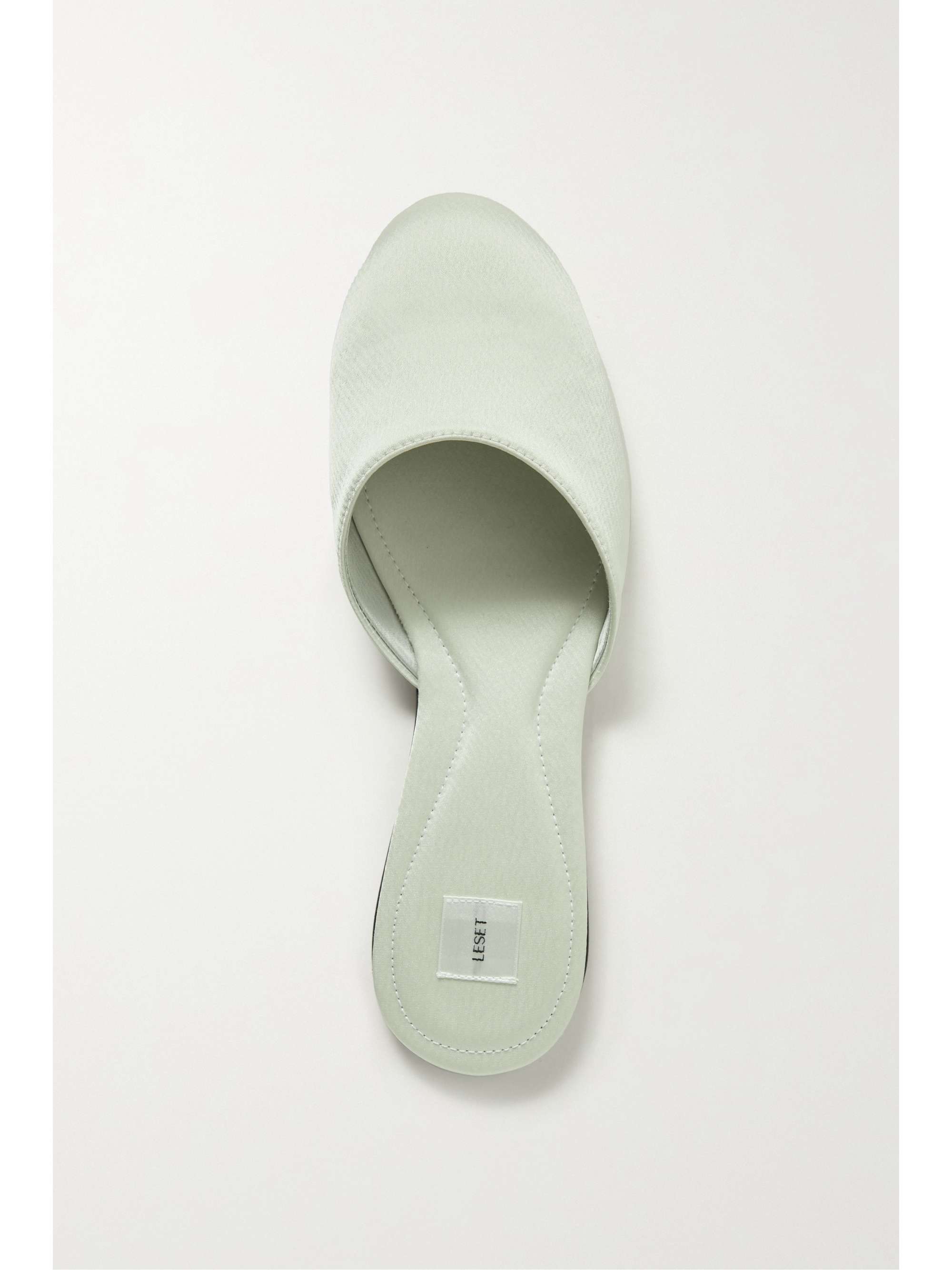 LESET Romy satin mules