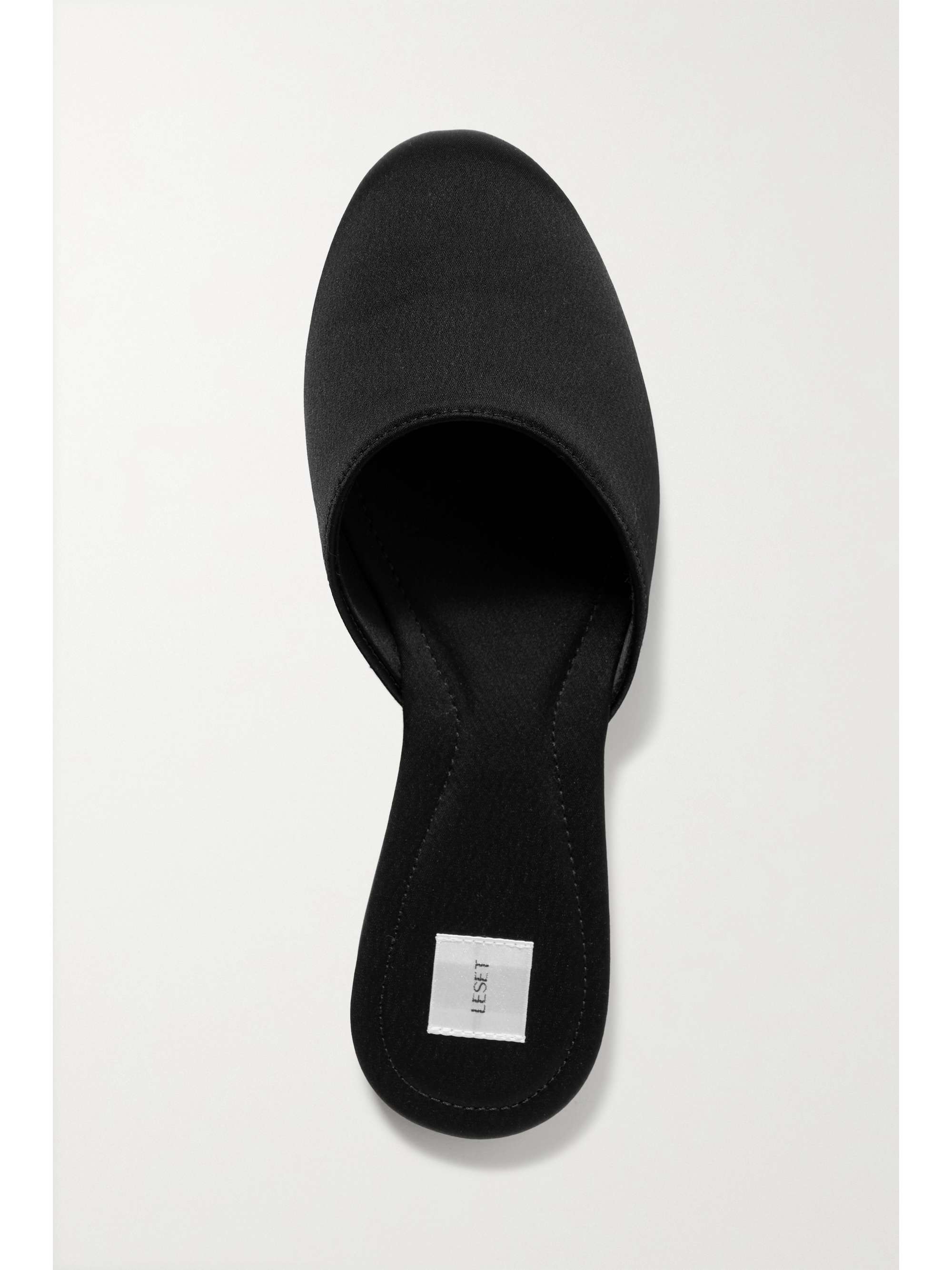 LESET Romy satin mules