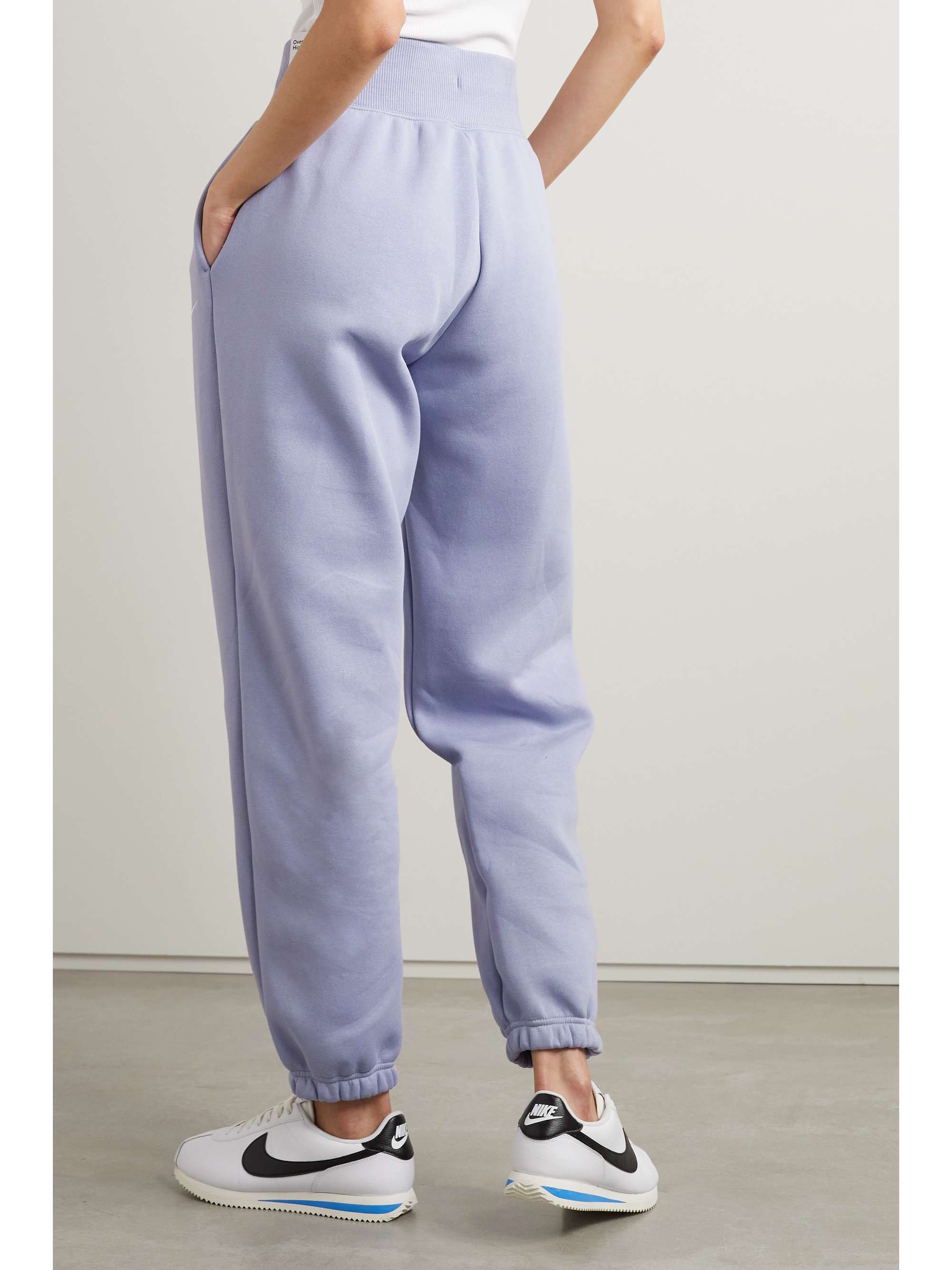 NIKE Phoenix cotton-blend jersey track pants