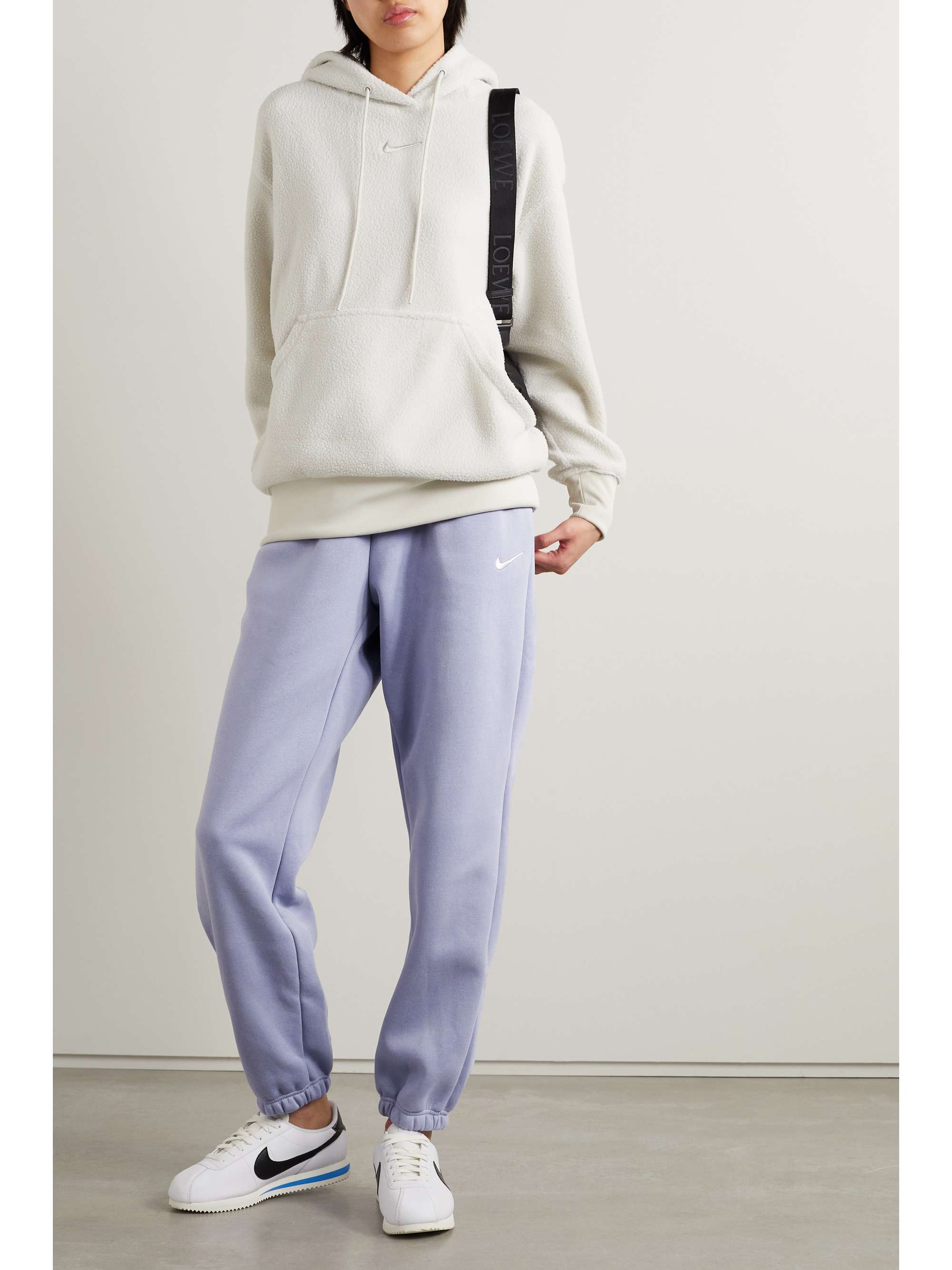 NIKE Phoenix cotton-blend jersey track pants