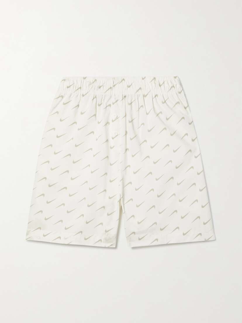 Nike Sportswear Everyday Modern Printed Cotton-blend Shorts