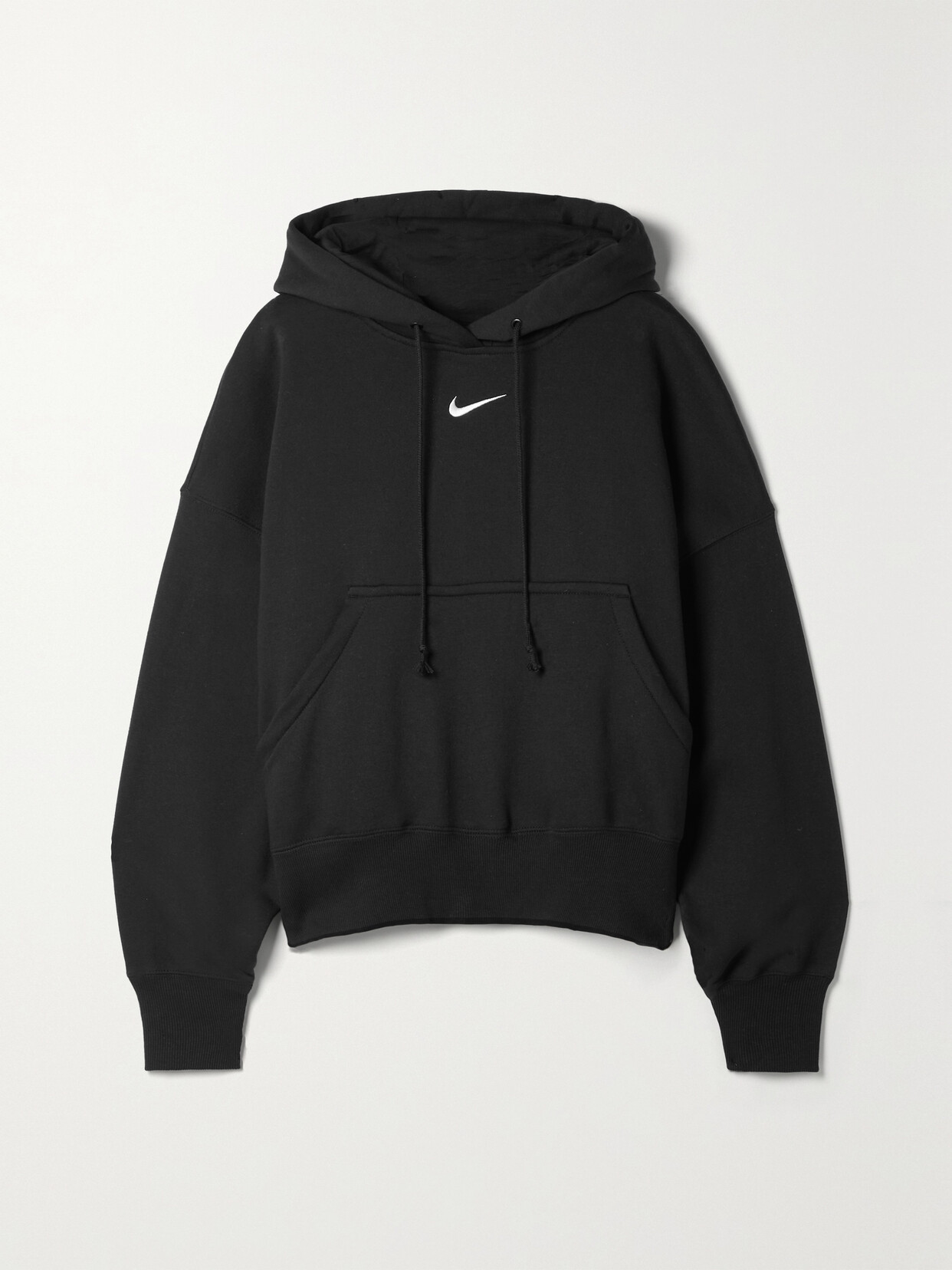 Nike - Phoenix Oversized Cotton-blend Jersey Hoodie - Black