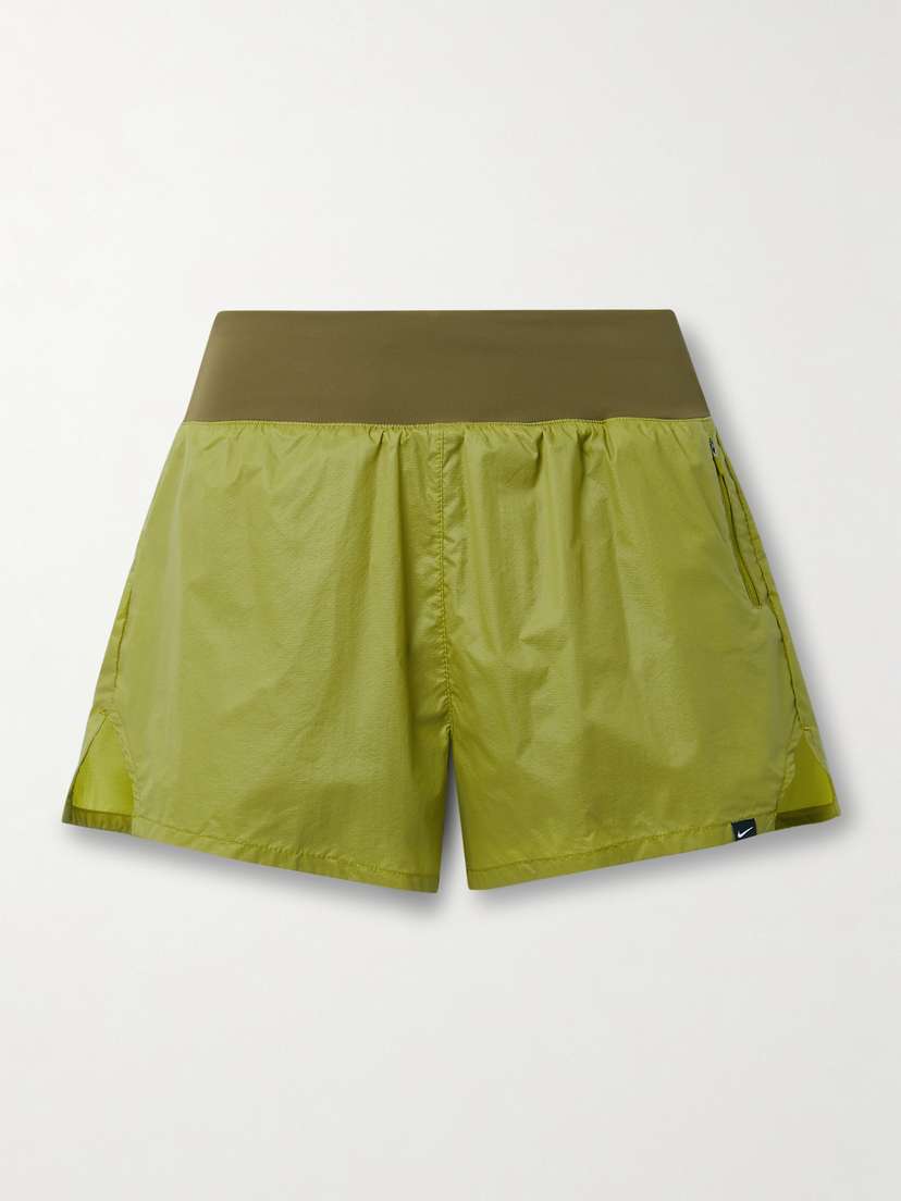 Nike Run Division Layered Ripstop And Dri-fit Shorts