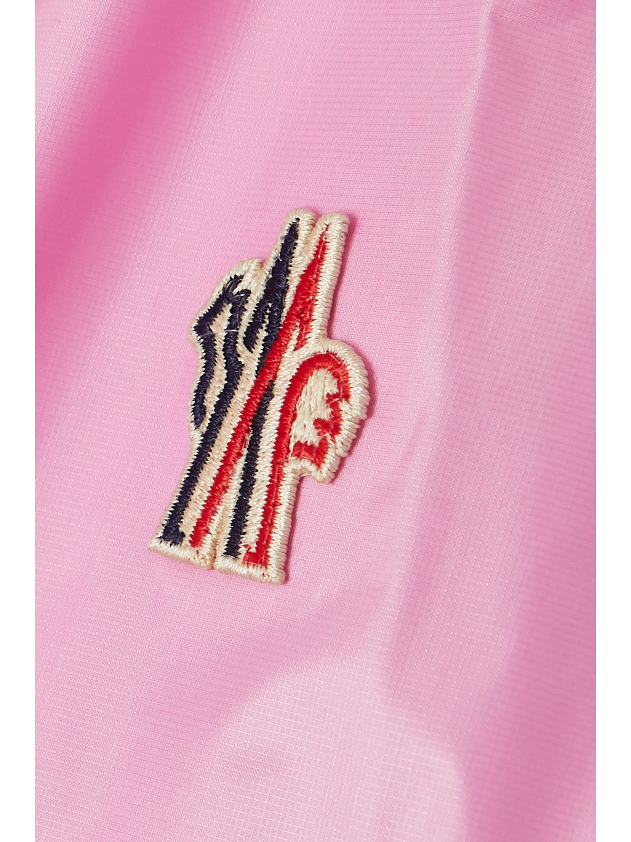 Shop Moncler Crozat Hooded Shell Jacket In Pink