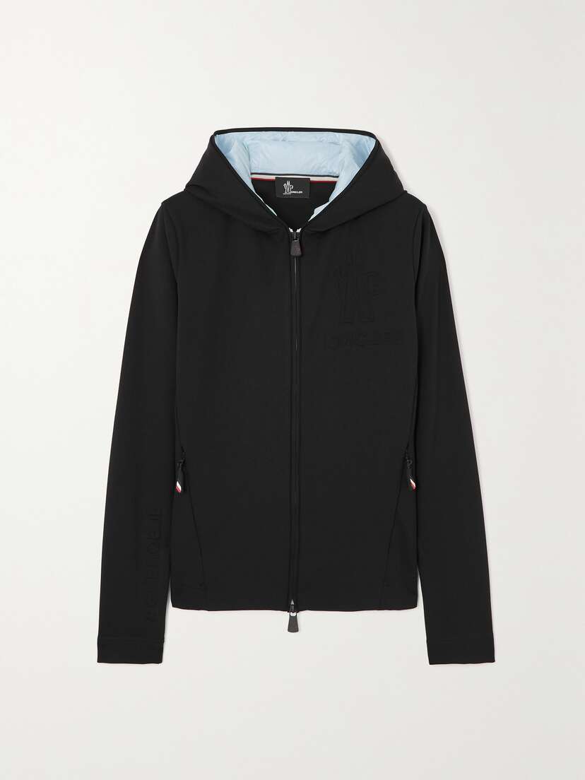Moncler Grenoble Embossed Jersey Hoodie