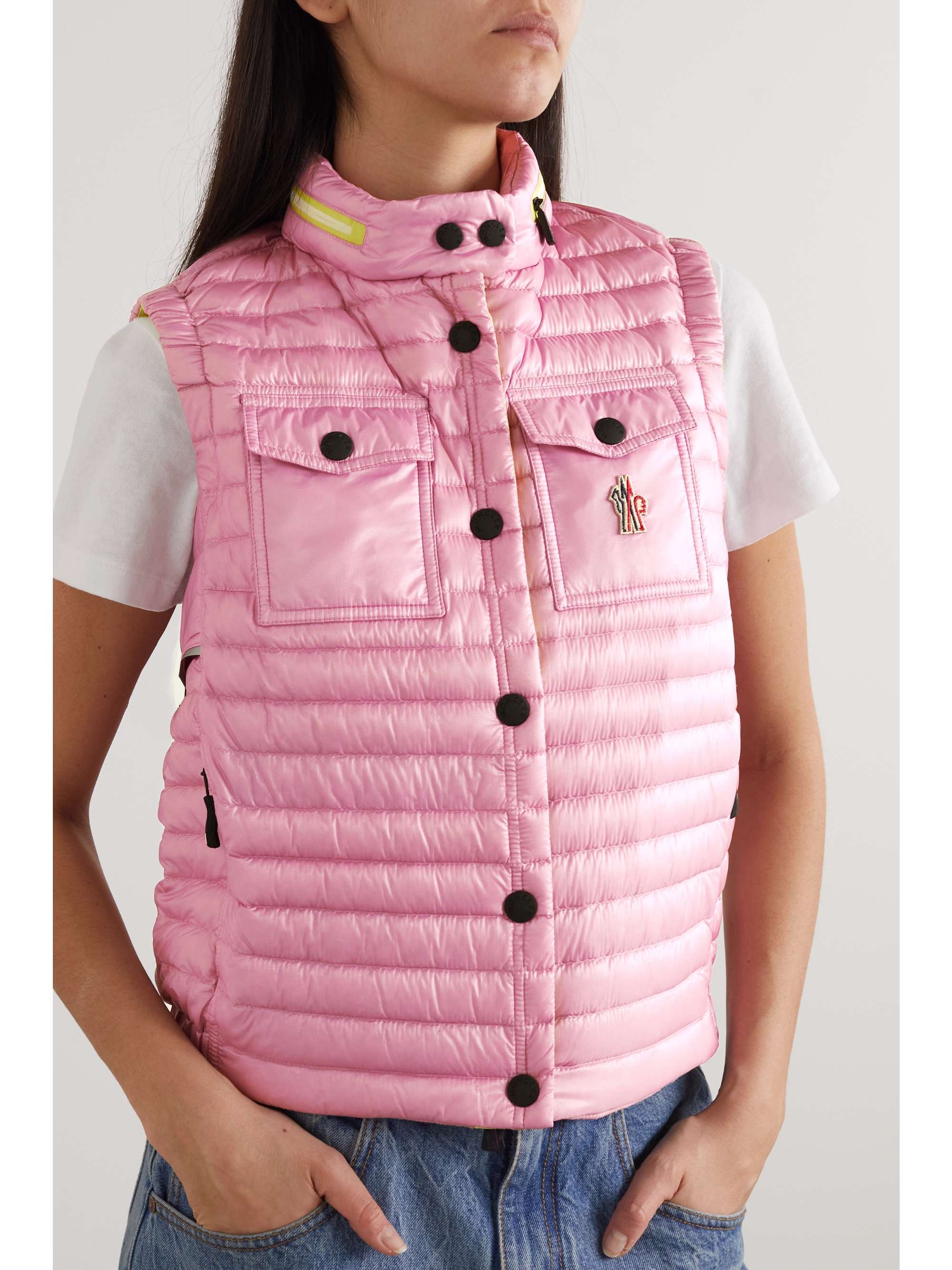 MONCLER GRENOBLE Gumiane quilted shell down vest