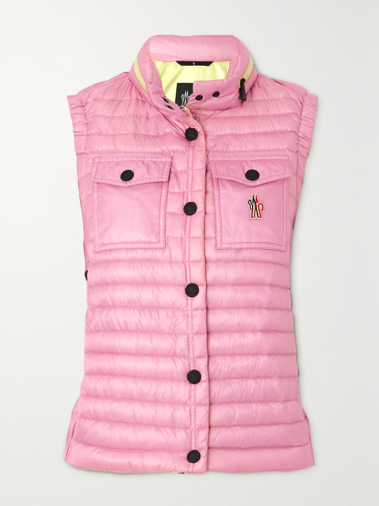 Moncler Grenoble - Gumiane Quilted Shell Down Vest - Pink