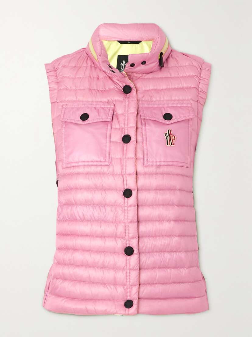 Moncler Grenoble Gumiane Quilted Shell Down Vest
