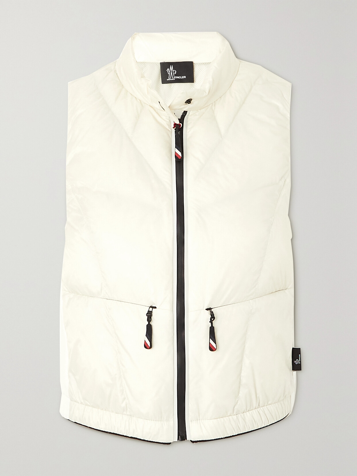 Moncler Grenoble - Quilted Two-tone Shell Down Vest - White