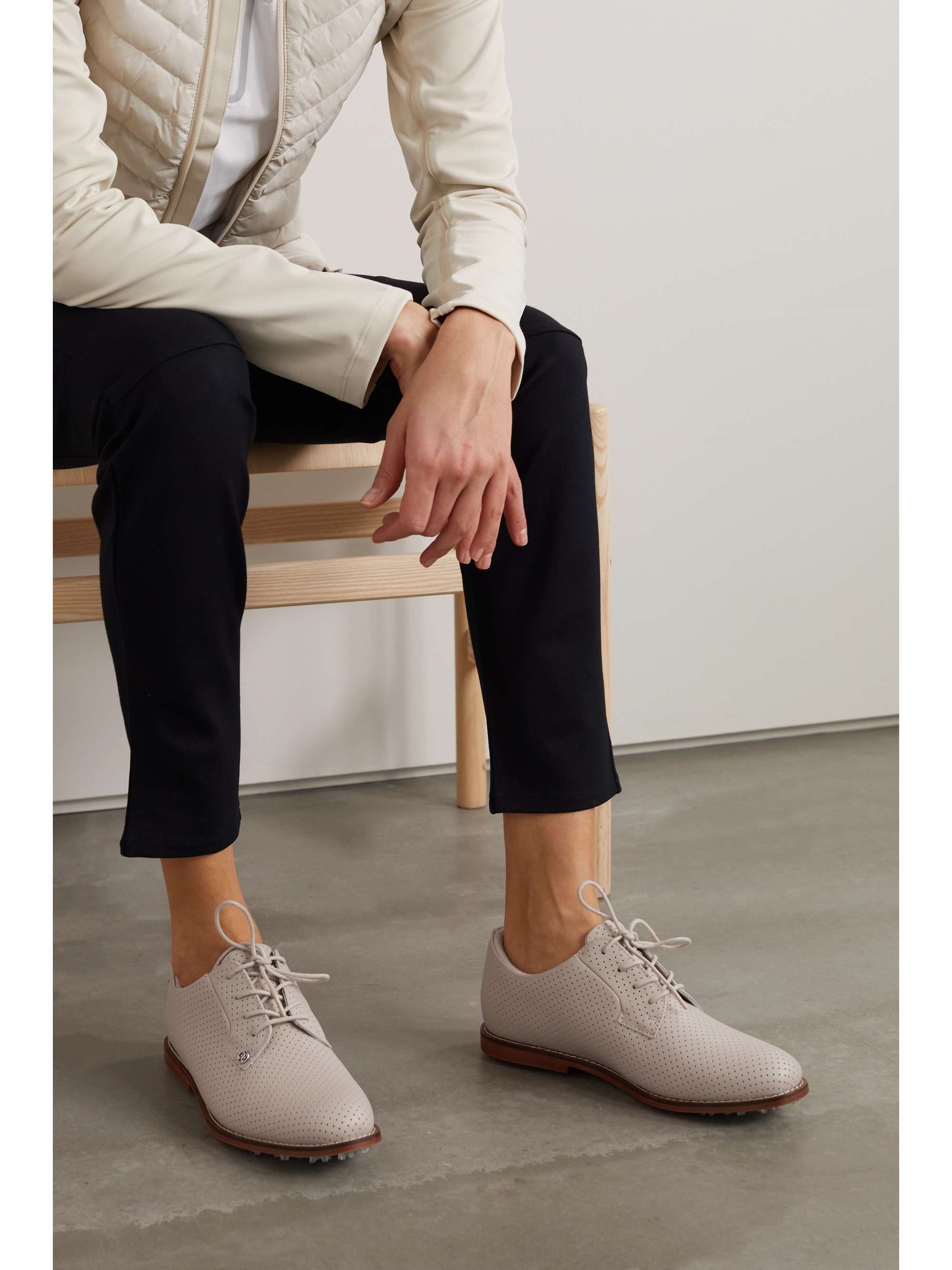 G/FORE Gallivanter perforated leather golf shoes