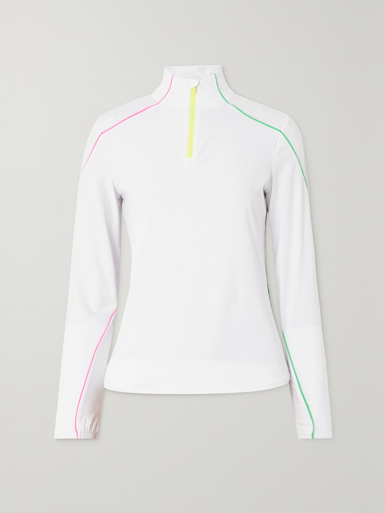 G/FORE - Piped Stretch Tech-jersey Golf Top - White