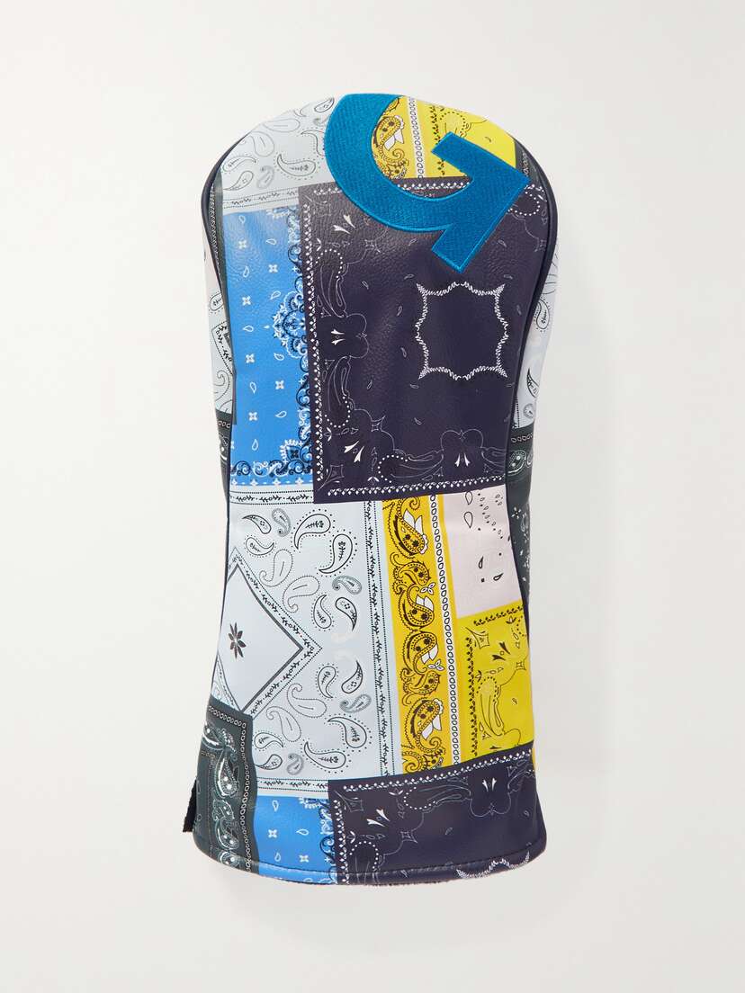 G/FORE Paisley-print Faux Leather Golf Driver Headcover