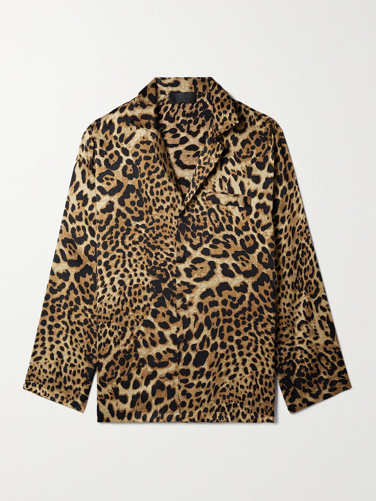 Nili Lotan - Juste Leopard-print Silk-twill Shirt - Animal print