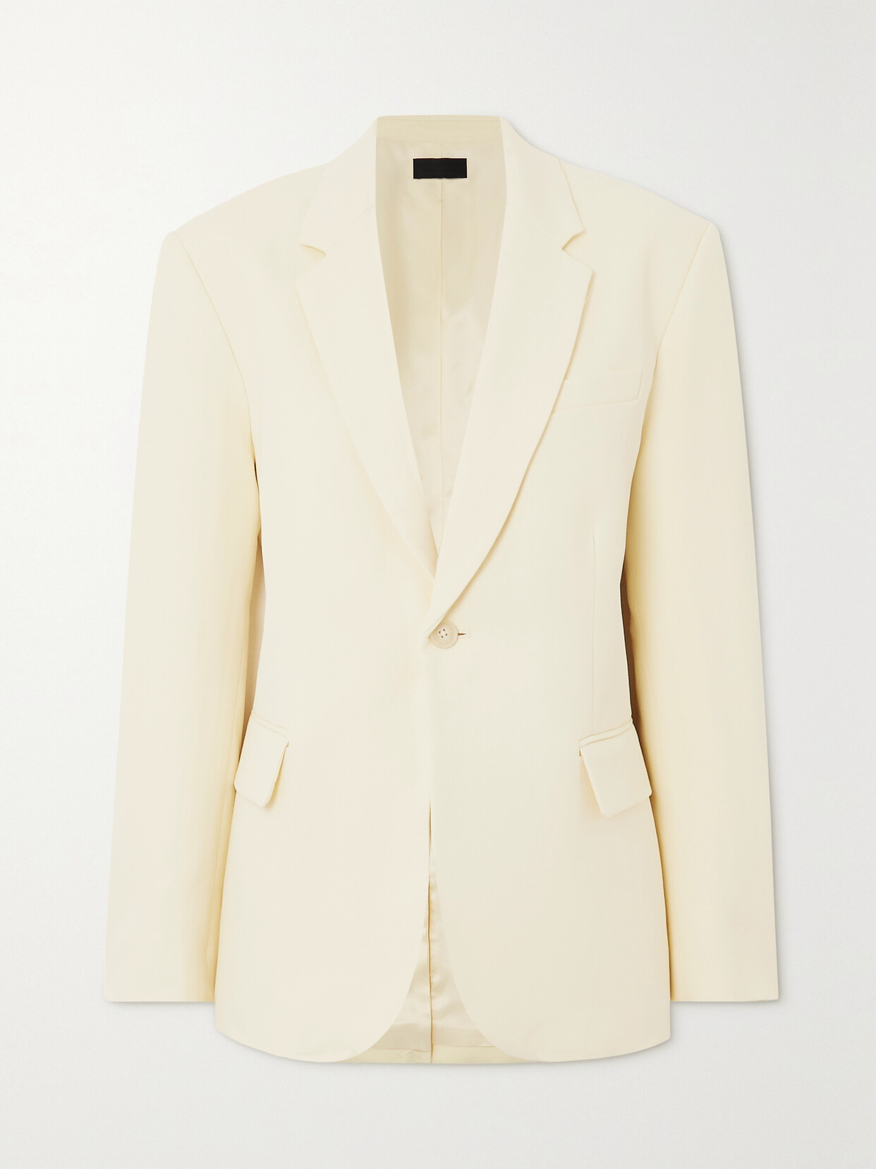 Nili Lotan Francoise Oversized Linen And Cotton-blend Blazer - Ivory