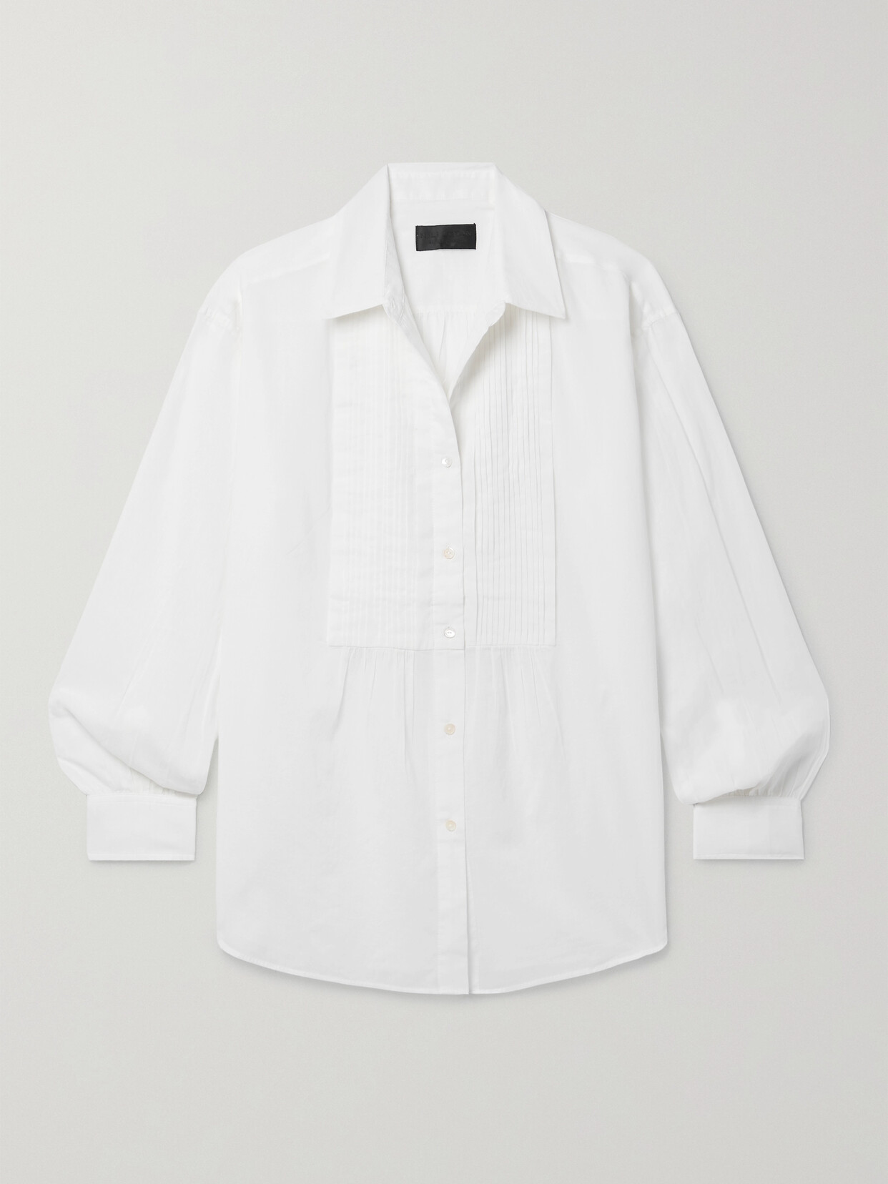 Nili Lotan - Daniel Pintucked Cotton-voile Shirt - Ivory