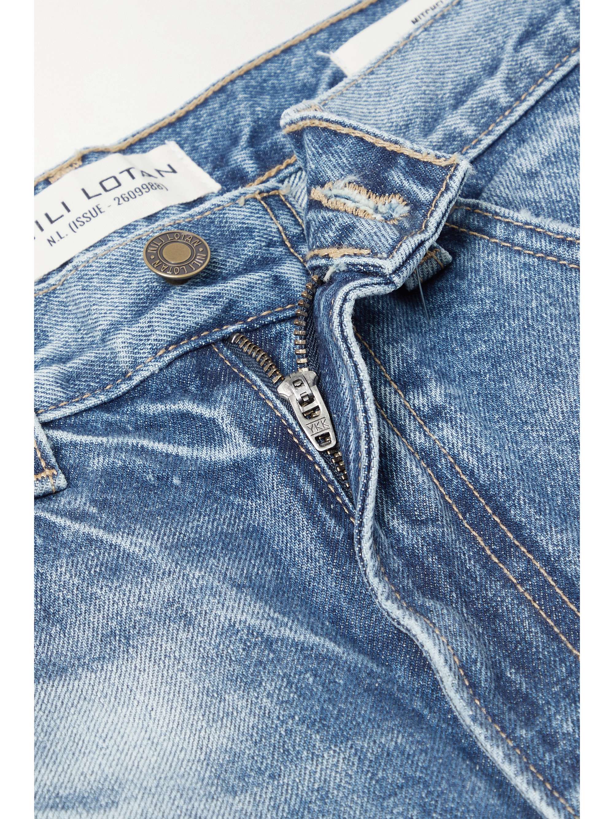 NILI LOTAN Mitchell low-rise wide-leg jeans