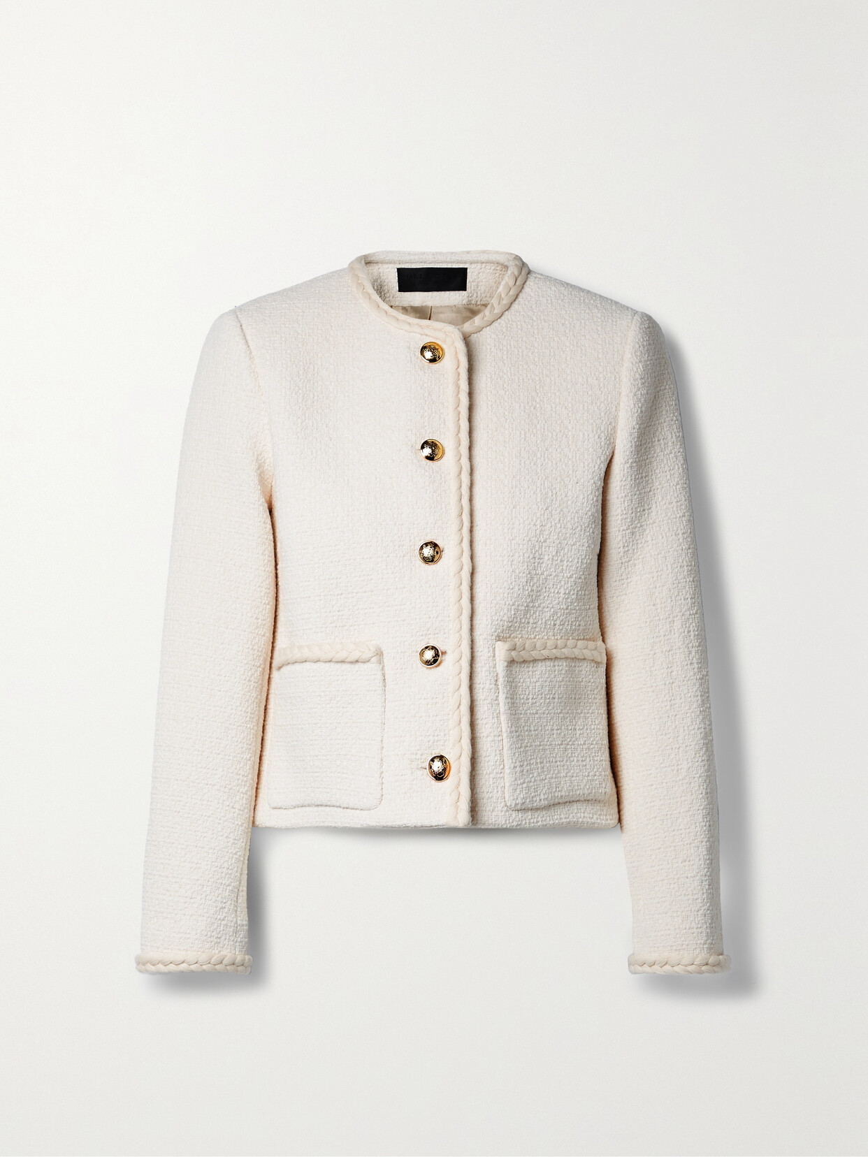 Nili Lotan - Romy Cotton-blend Bouclé Jacket - Ivory