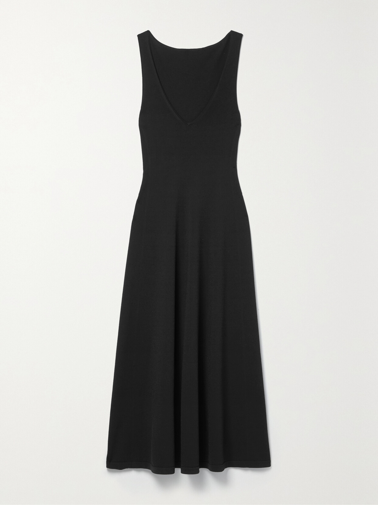 Co - Knitted Midi Dress - Black