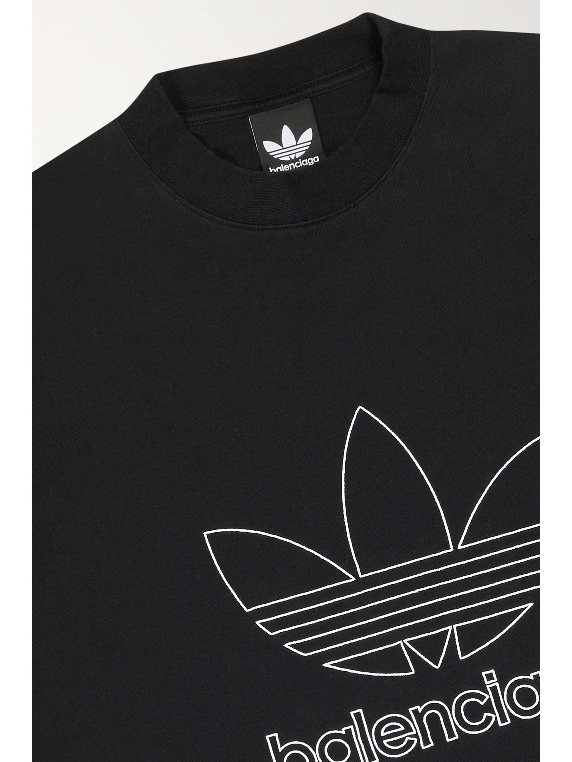 + adidas oversized printed cotton-jersey | NET-A-PORTER