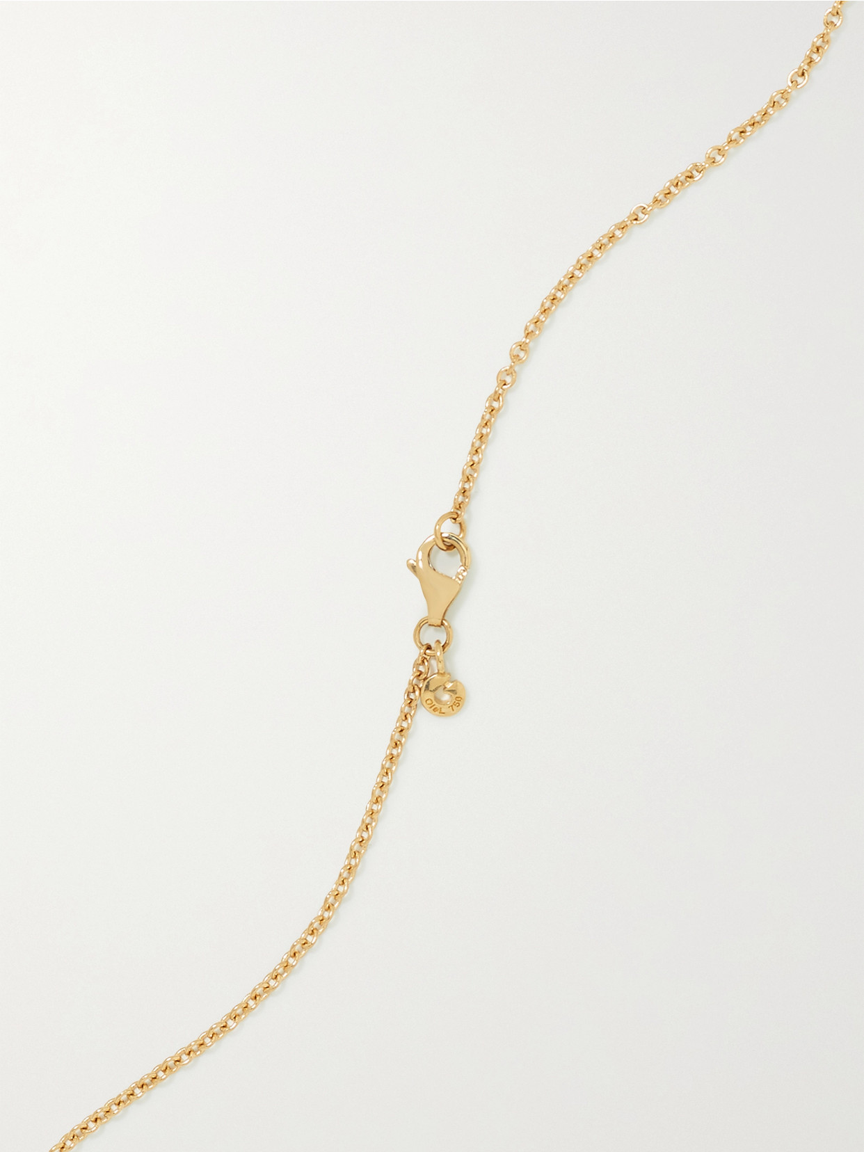 Shop Ole Lynggaard Copenhagen My Little World 18-karat Gold Diamond Necklace