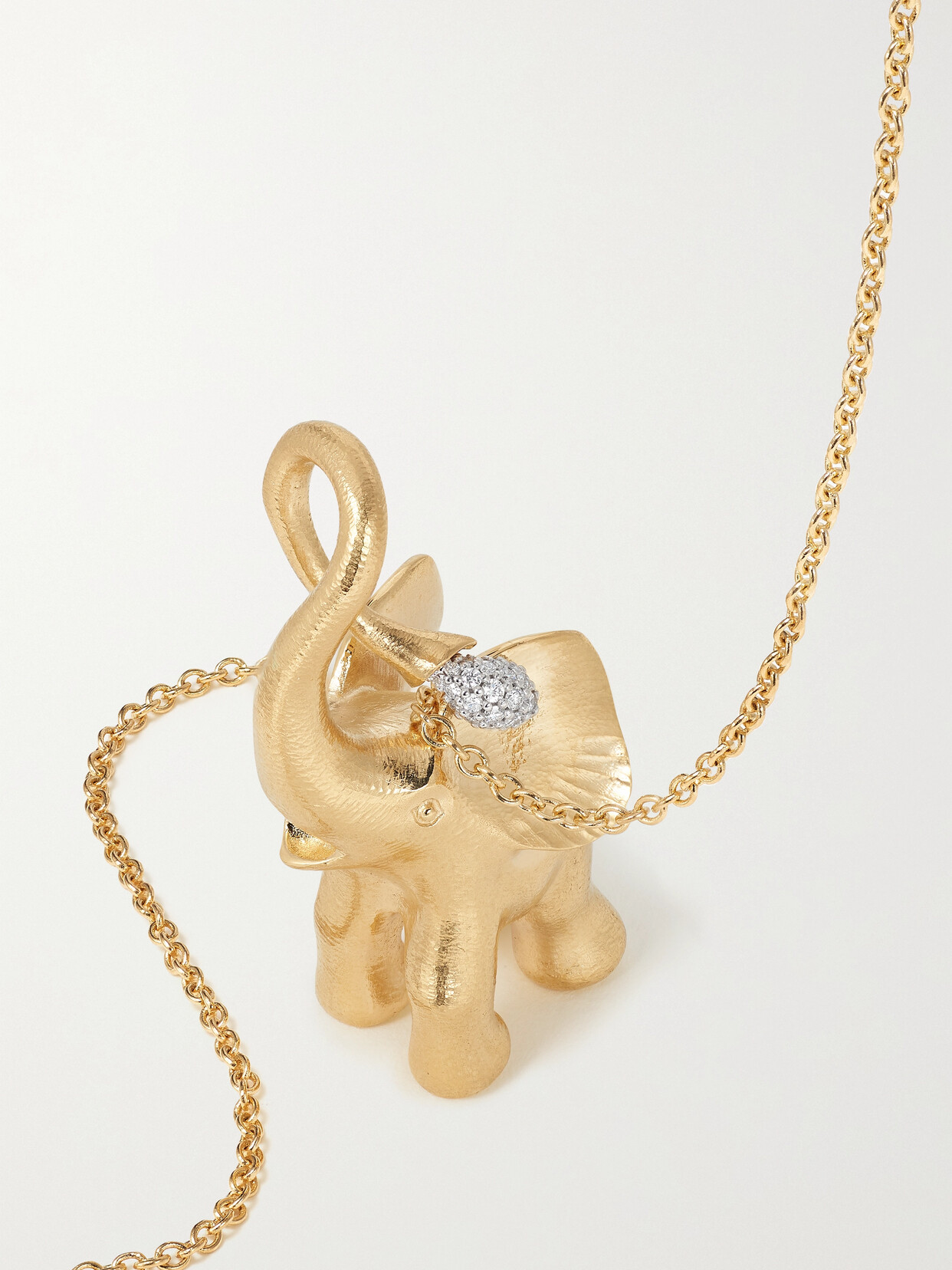 Ole Lynggaard Copenhagen My Little World 18-karat Gold Diamond Necklace