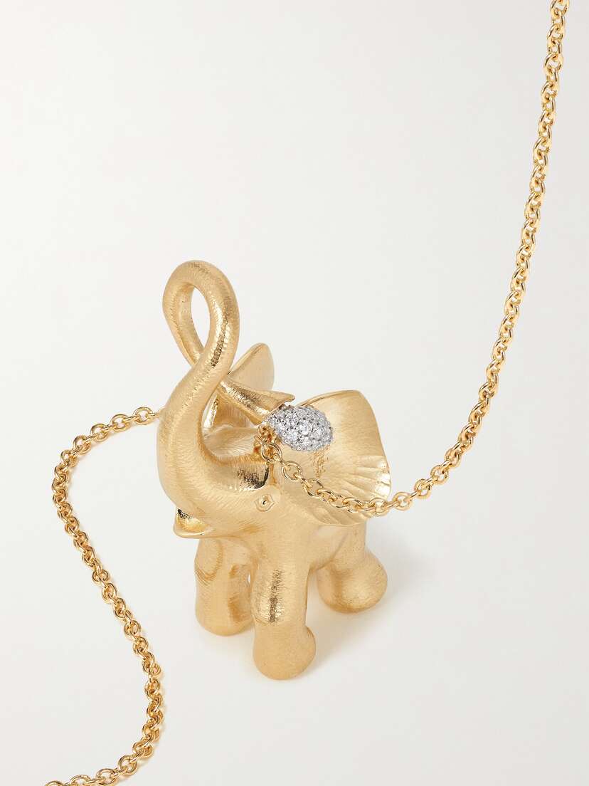 OLE LYNGGAARD COPENHAGEN My Little World 18-karat Gold Diamond Necklace