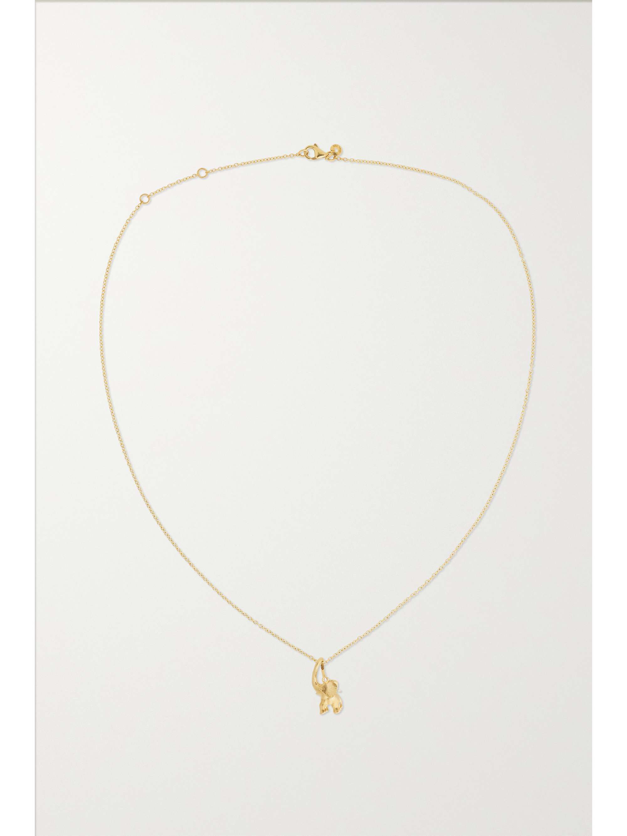 OLE LYNGGAARD COPENHAGEN My Little World 18-karat gold diamond necklace
