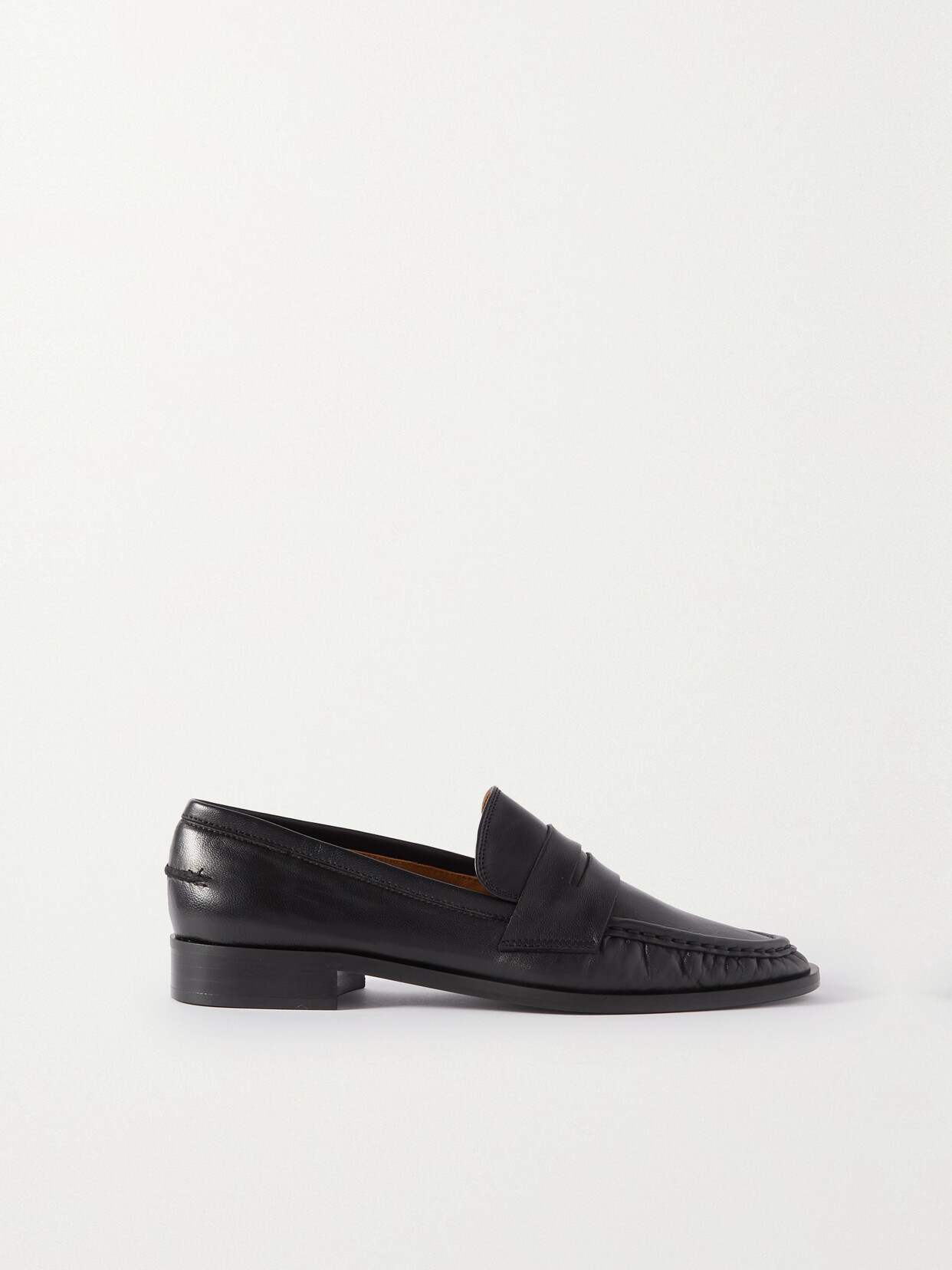 ATP Atelier - + Net Sustain Airola Leather Loafers - Black