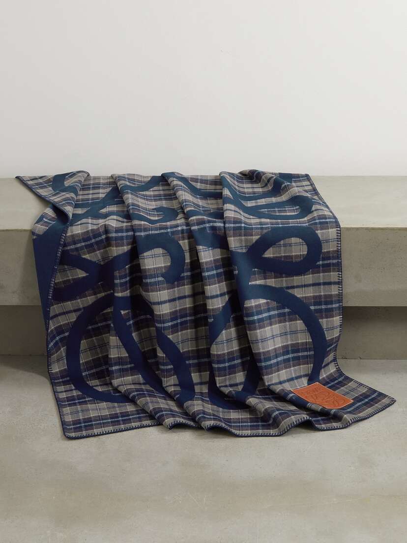 Loewe Appliquéd Wool-blend Blanket