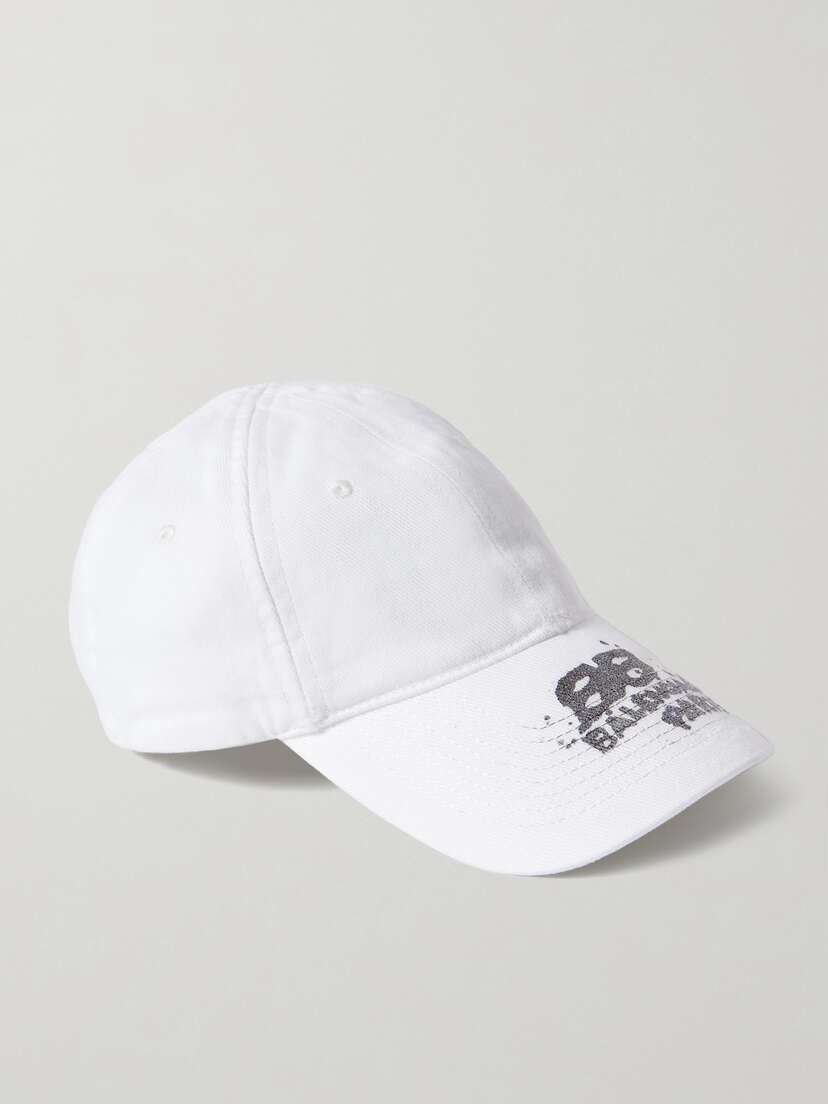 Balenciaga Printed Cotton-twill Baseball Cap