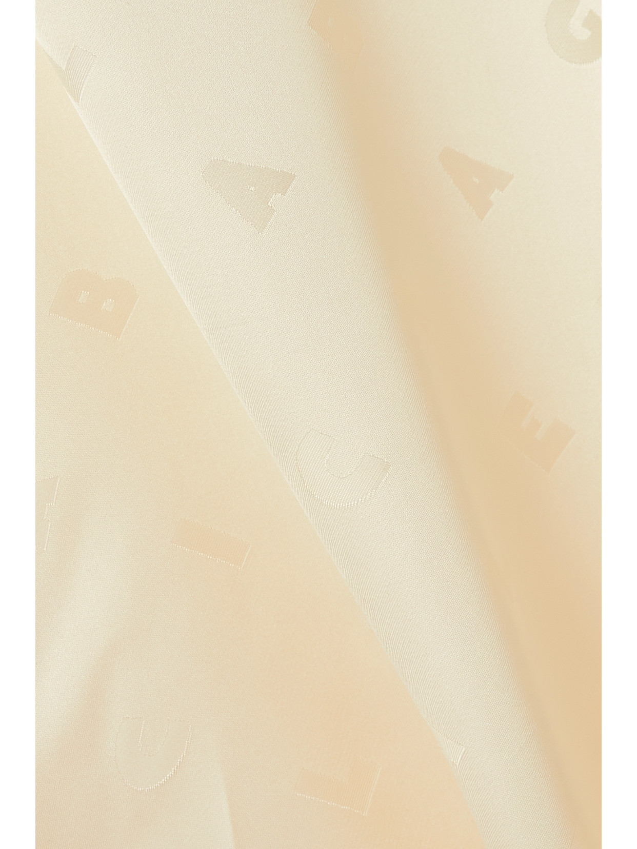 Oversized Hooded Pussy-Bow Satin-Jacquard Blouse