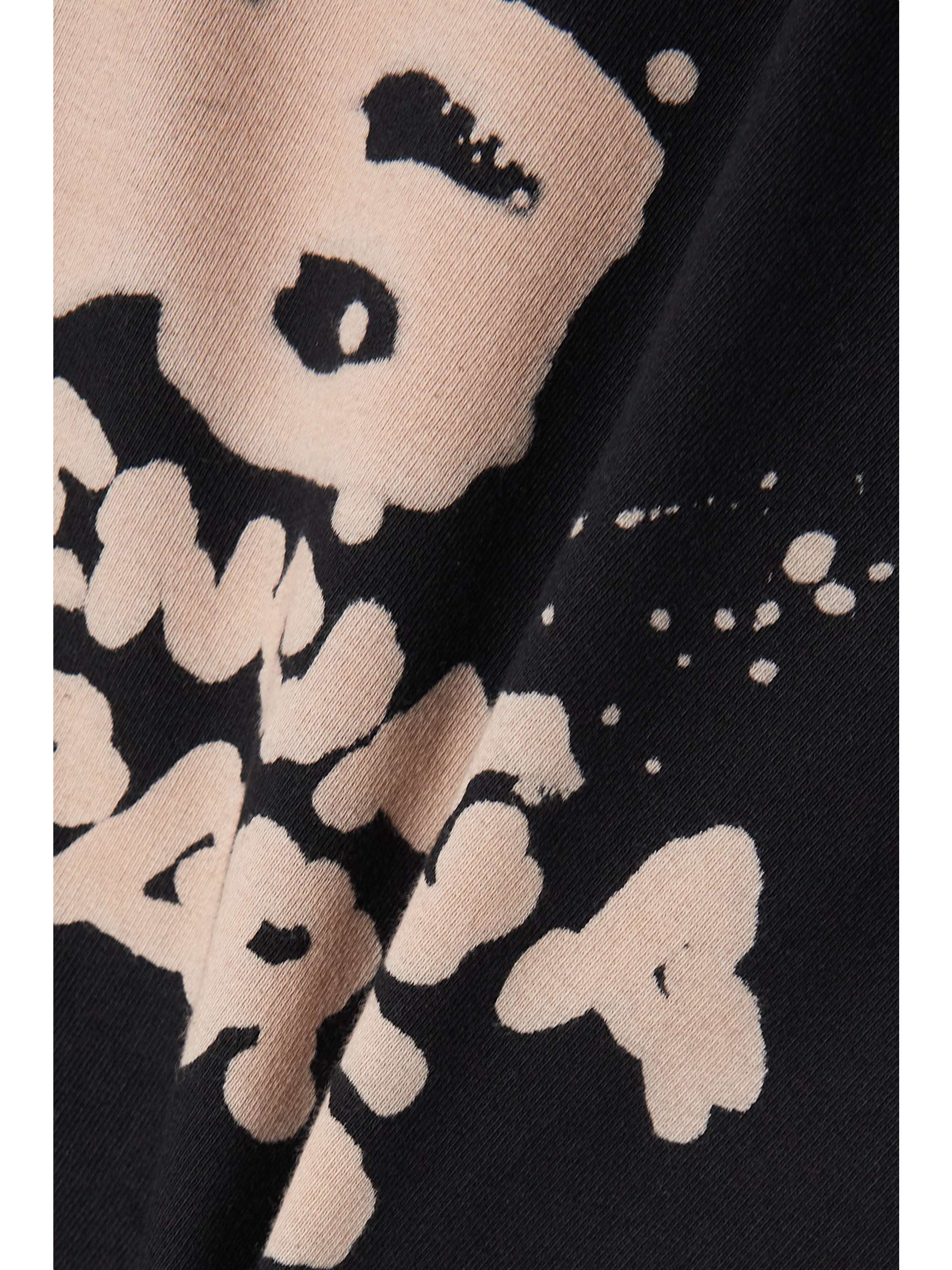 BALENCIAGA Oversized printed cotton-blend jersey hoodie