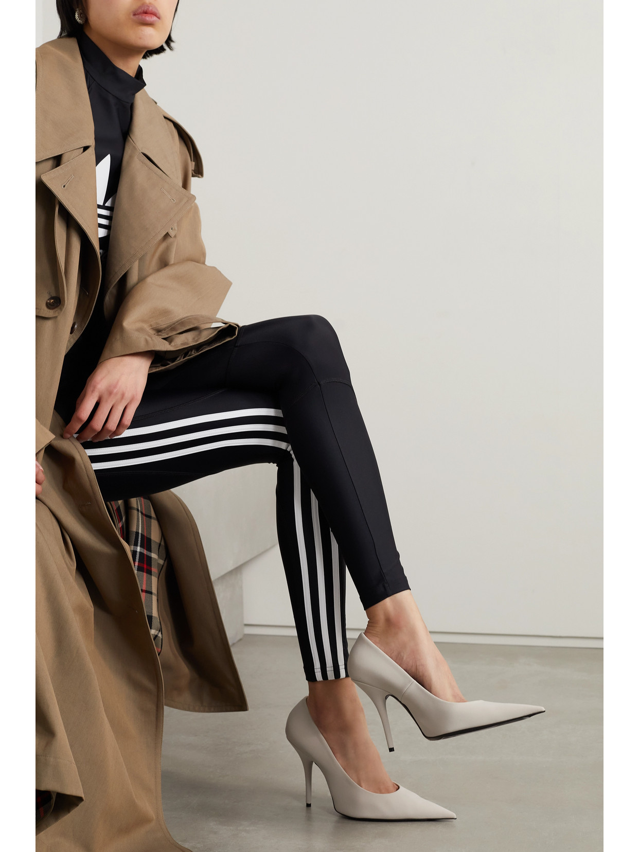 BALENCIAGA KNIFE TWILL PUMPS