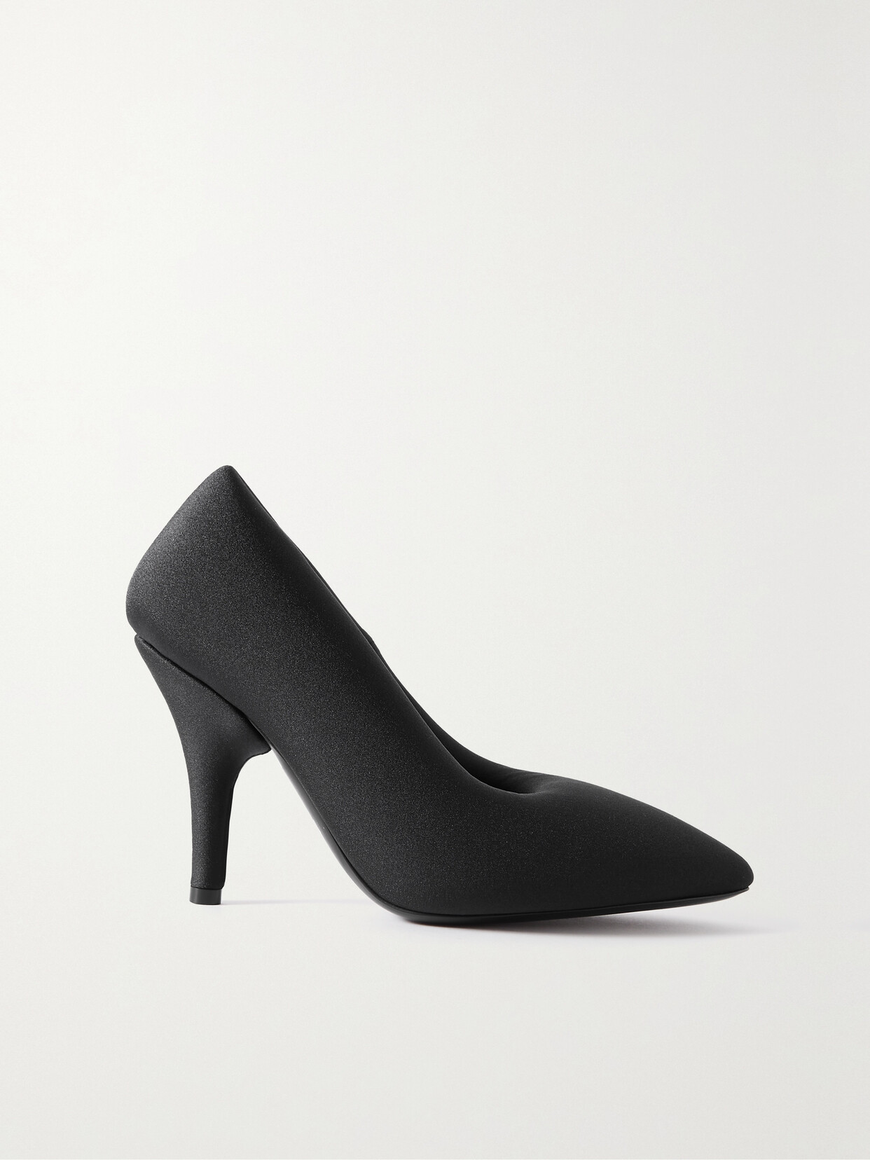 Balenciaga - Xl Padded Satin Pumps - Black