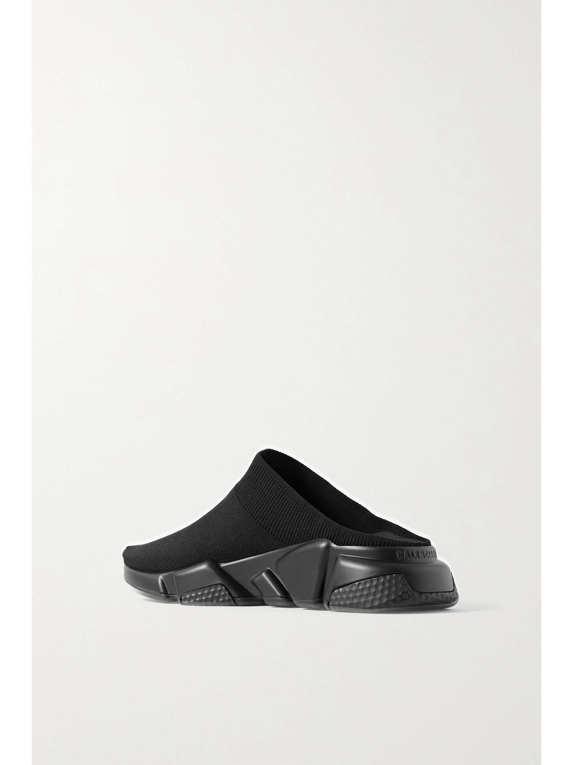 BALENCIAGA Speed printed recycled-knit mules