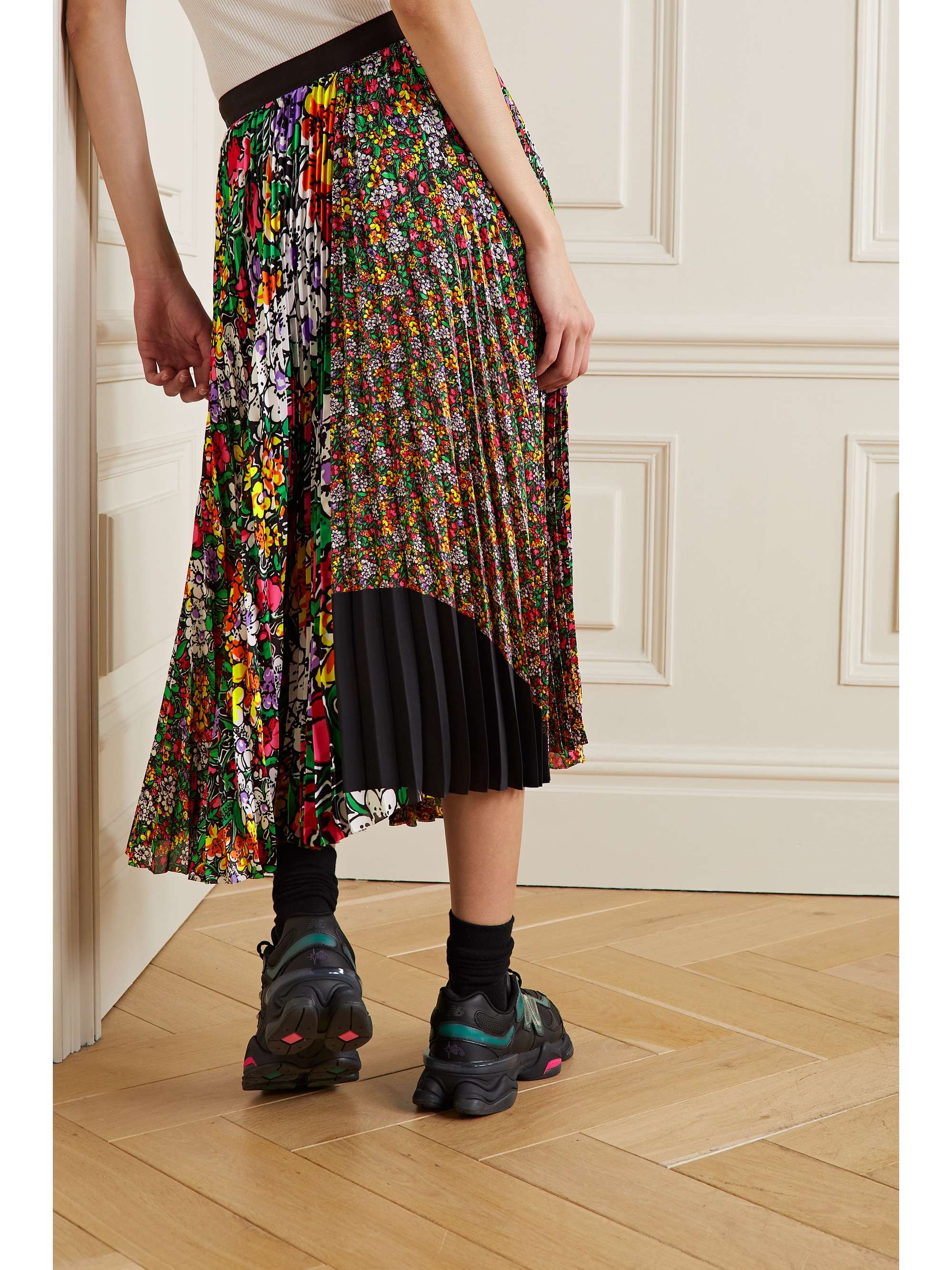 sacai 2018aw Flower skirt-