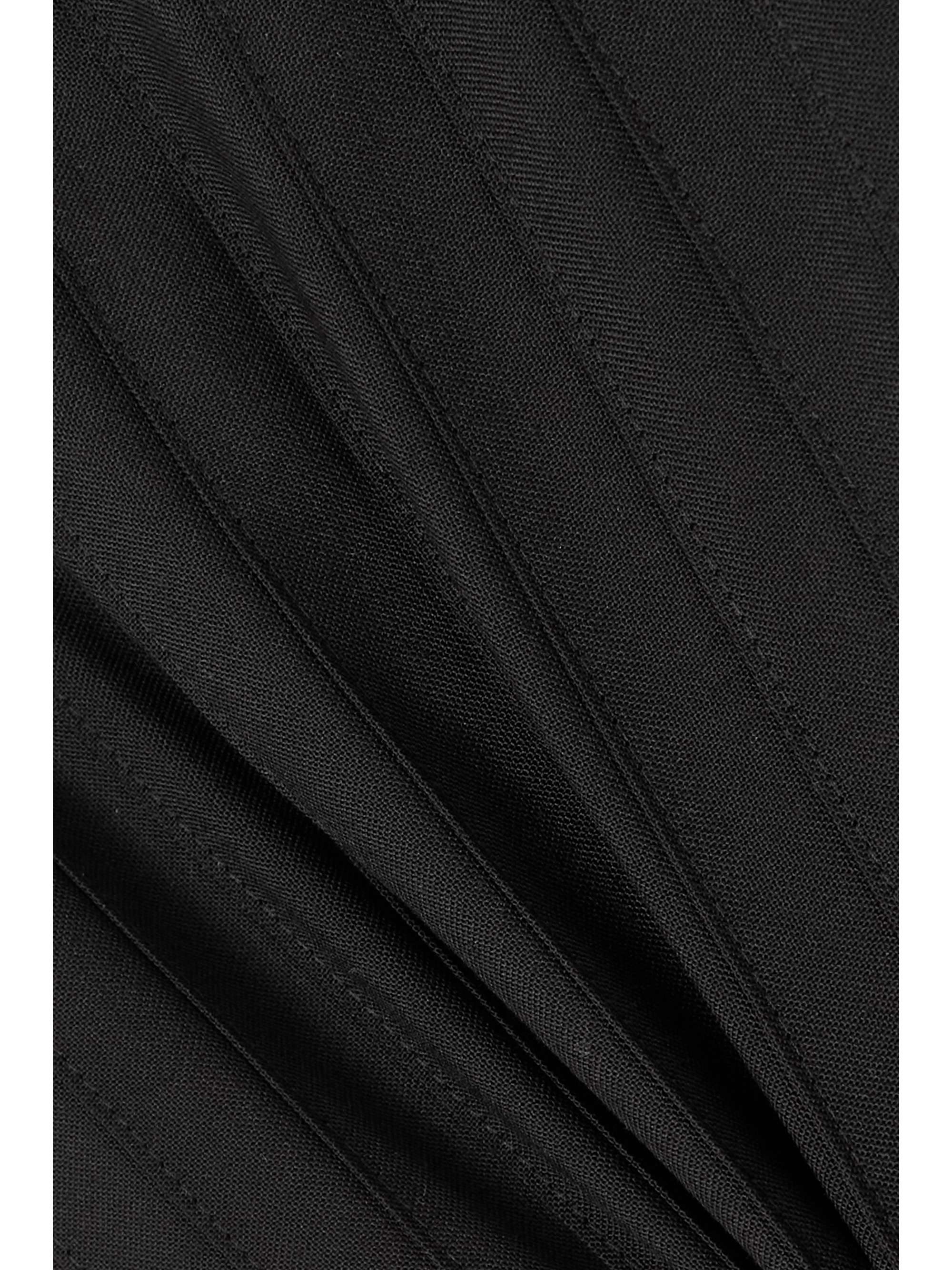 SACAI 罗纹褶裥针织喇叭裤