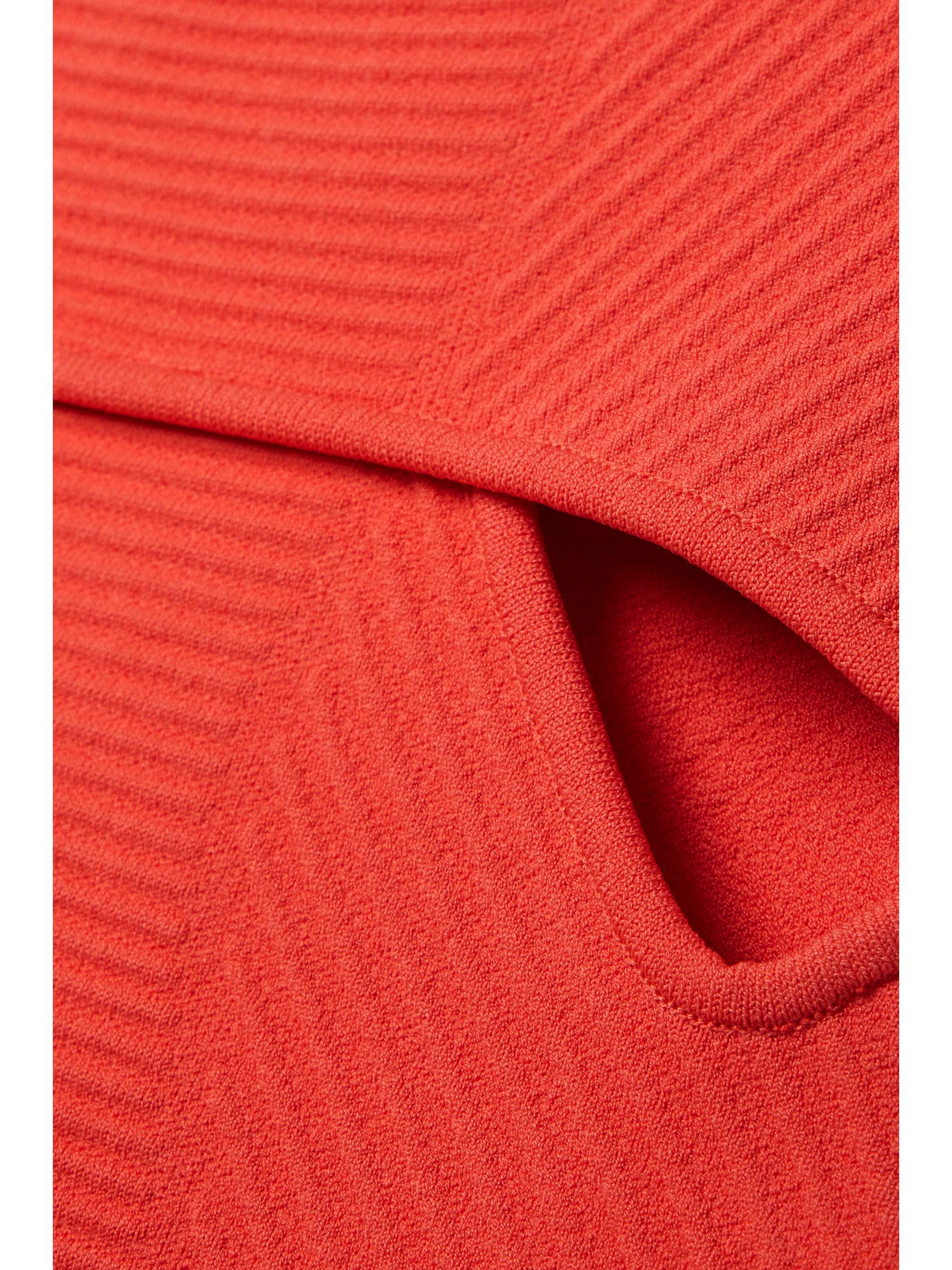 HERVÉ LÉGER Ottoman cutout ribbed recycled-bandage mini dress
